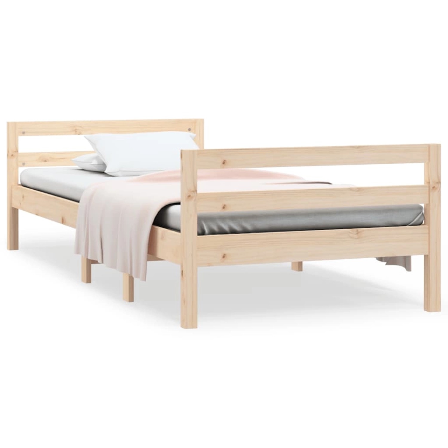 vidaXL Massivholzbett 90x190 cm Kiefer1358274 vidaXL Massivholzbett 90x190 cm Kiefer1358274 von VIDAXL