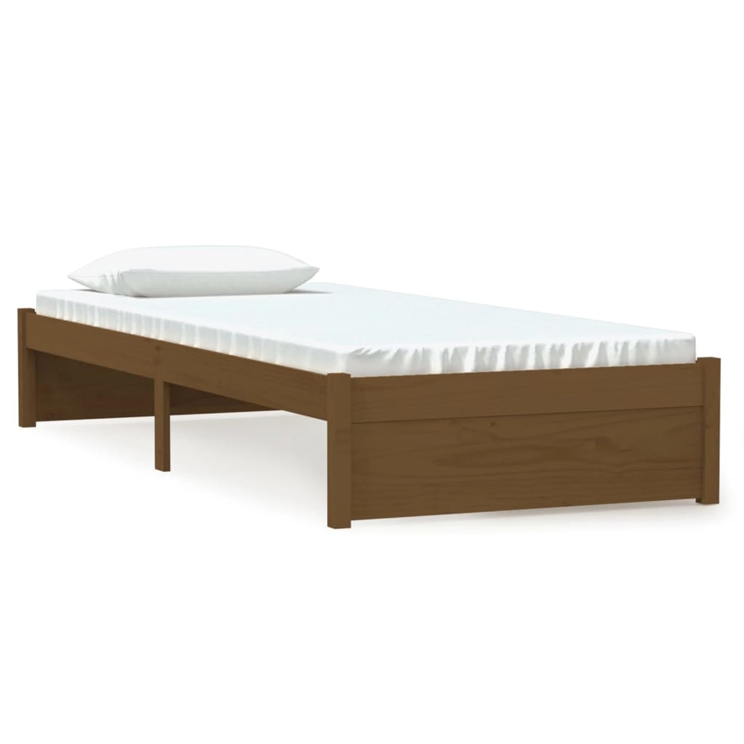 vidaXL Massivholzbett Honigbraun 75x190 cm 2FT6 Small Single1273739 vidaXL Massivholzbett Honigbraun 75x190 cm 2FT6 Small Single1273739 von VIDAXL