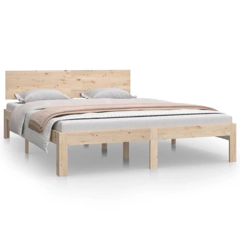 vidaXL Massivholzbett Kiefer 140x200 cm1137029 von VIDAXL