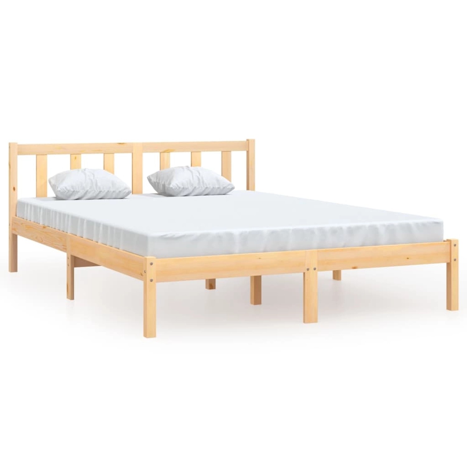 vidaXL Massivholzbett Kiefer 150x200 cm 5FT King Size923547 vidaXL Massivholzbett Kiefer 150x200 cm 5FT King Size923547 von VIDAXL