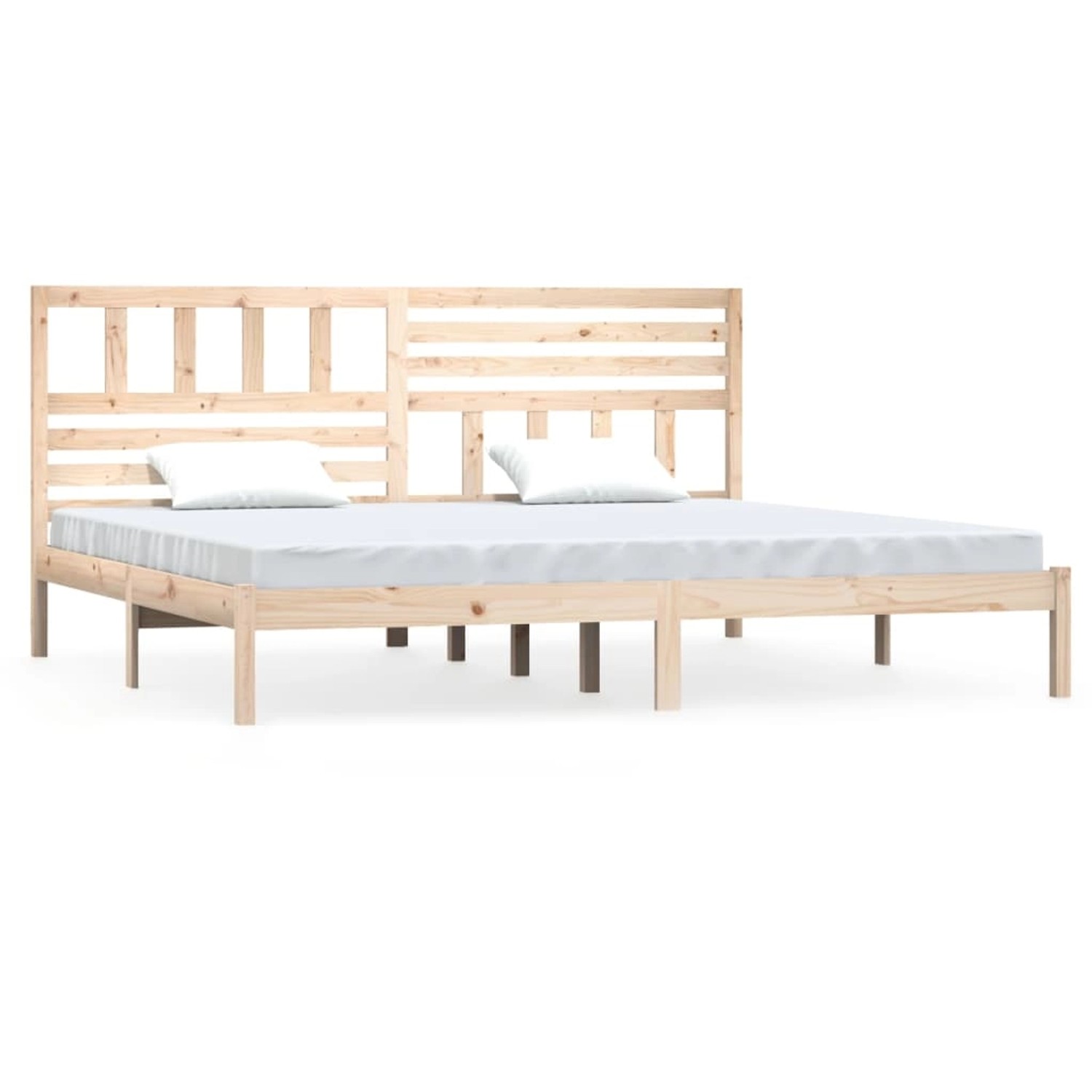 vidaXL Massivholzbett Kiefer 180x200 cm 6FT Super King1052857 von VIDAXL