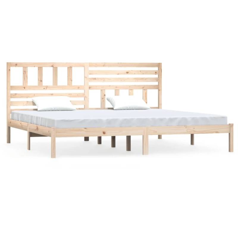 vidaXL Massivholzbett Kiefer 180x200 cm 6FT Super King1052857 von VIDAXL