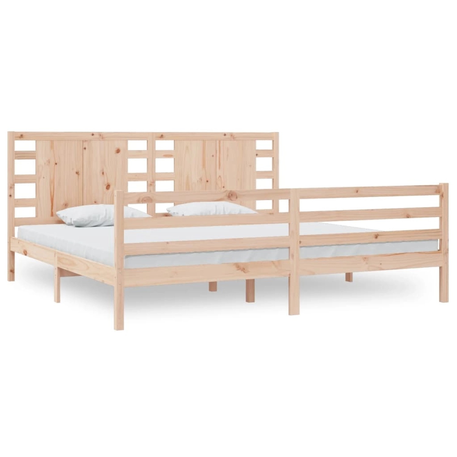 vidaXL Massivholzbett Kiefer 200x200 cm1179230 von VIDAXL