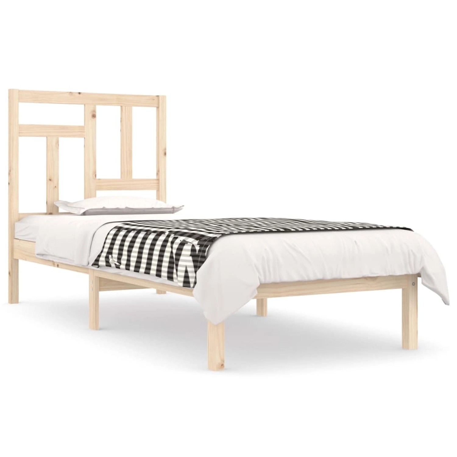 vidaXL Massivholzbett Kiefer 90x190 cm 3FT Single1179390 vidaXL Massivholzbett Kiefer 90x190 cm 3FT Single1179390 von VIDAXL