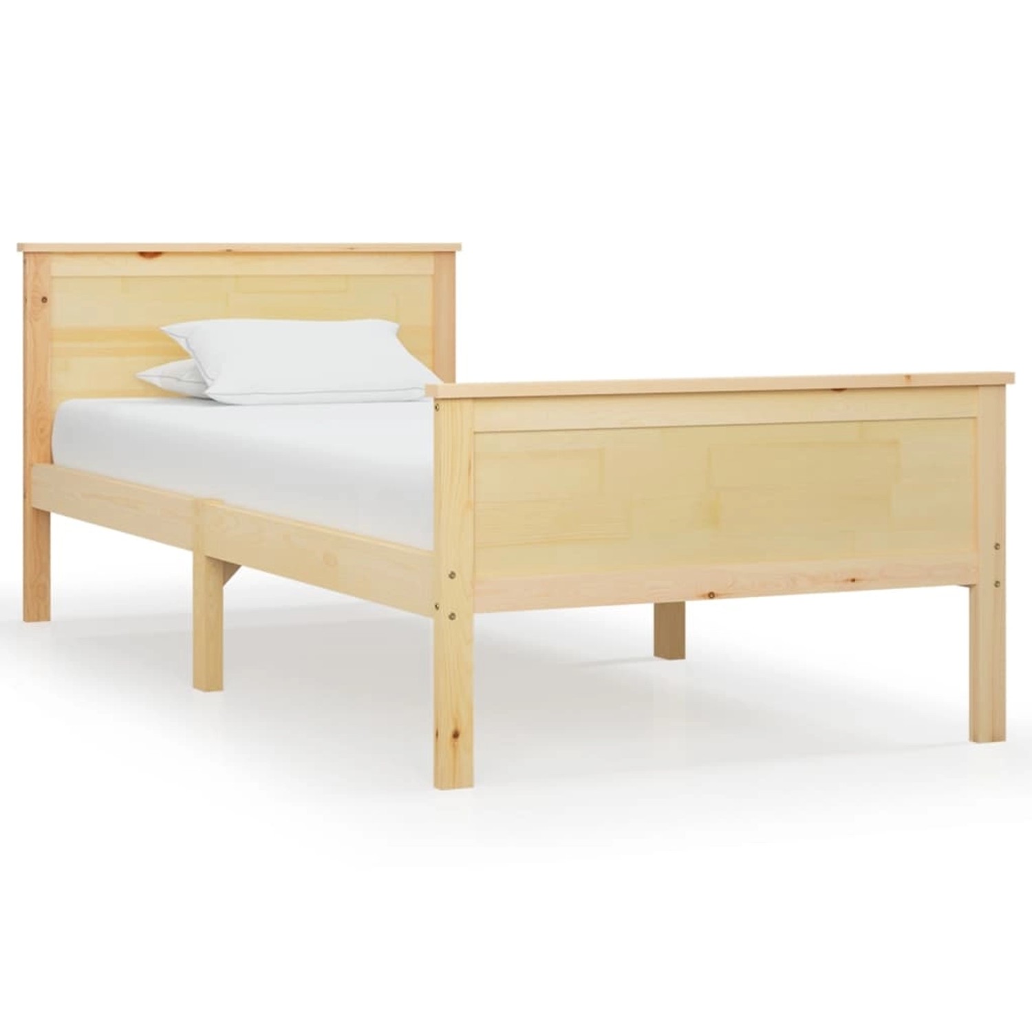 vidaXL Massivholzbett Kiefer 90x200 cm1115494 von VIDAXL