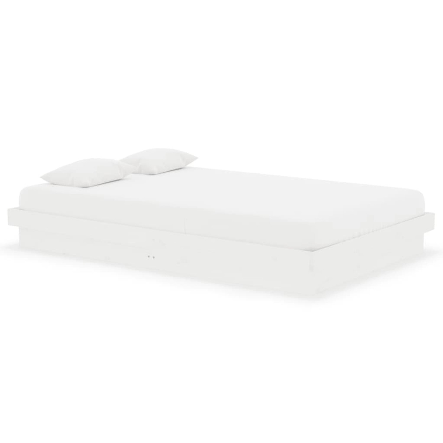 vidaXL Massivholzbett Weiß 120x190 cm 4FT Small Double1279522 vidaXL Massivholzbett Weiß 120x190 cm 4FT Small Double1279522 von VIDAXL