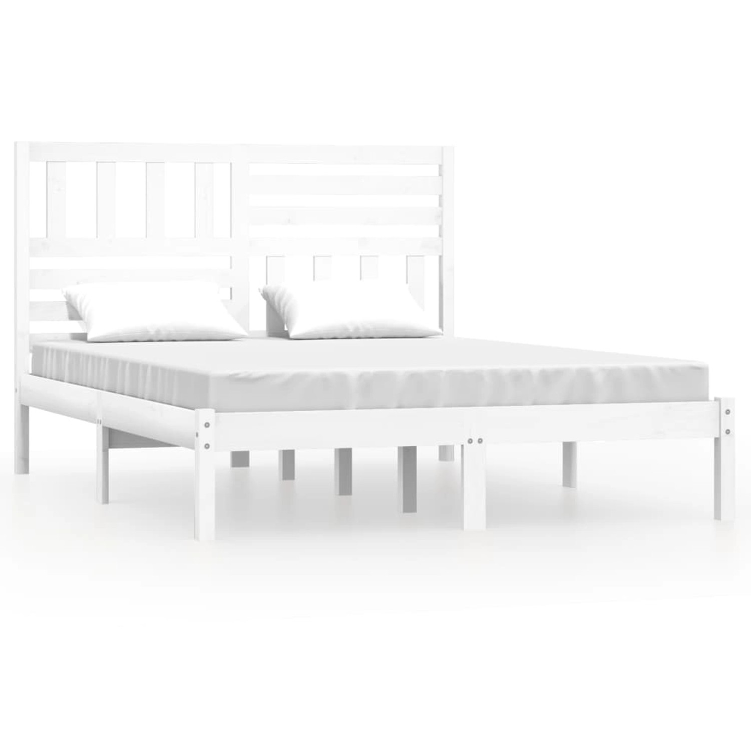 vidaXL Massivholzbett Weiß 120x190 cm Small Double Kiefer1052733 vidaXL Massivholzbett Weiß 120x190 cm Small Double Kiefer1052733 von VIDAXL