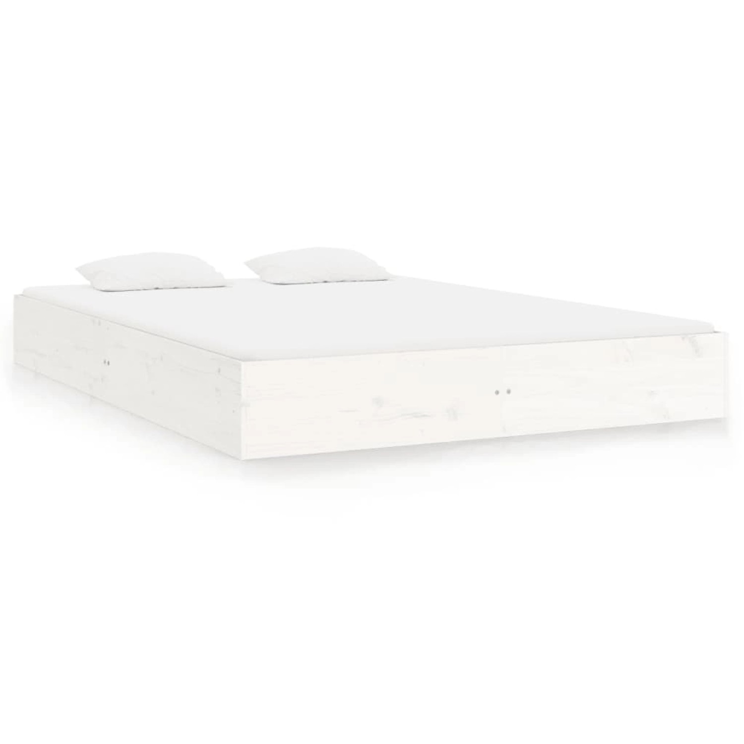vidaXL Massivholzbett Weiß 150x200 cm 5FT King Size1279629 vidaXL Massivholzbett Weiß 150x200 cm 5FT King Size1279629 von VIDAXL