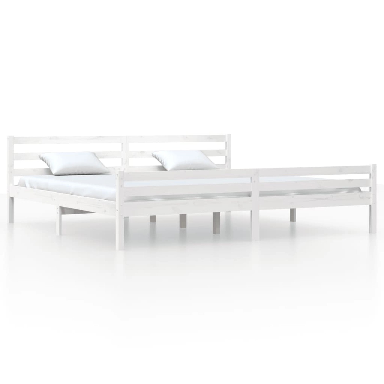 vidaXL Massivholzbett Weiß 180x200 cm 6FT Super King1273597 vidaXL Massivholzbett Weiß 180x200 cm 6FT Super King1273597 von VIDAXL