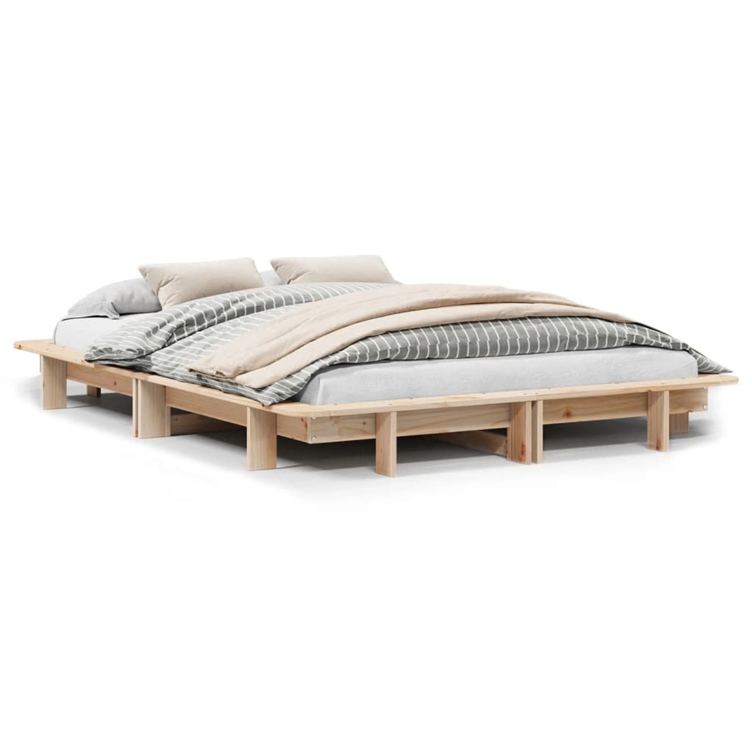 vidaXL Massivholzbett ohne Matratze 140x200 cm Kiefernholz2098704 vidaXL Massivholzbett ohne Matratze 140x200 cm Kiefernholz2098704 von VIDAXL