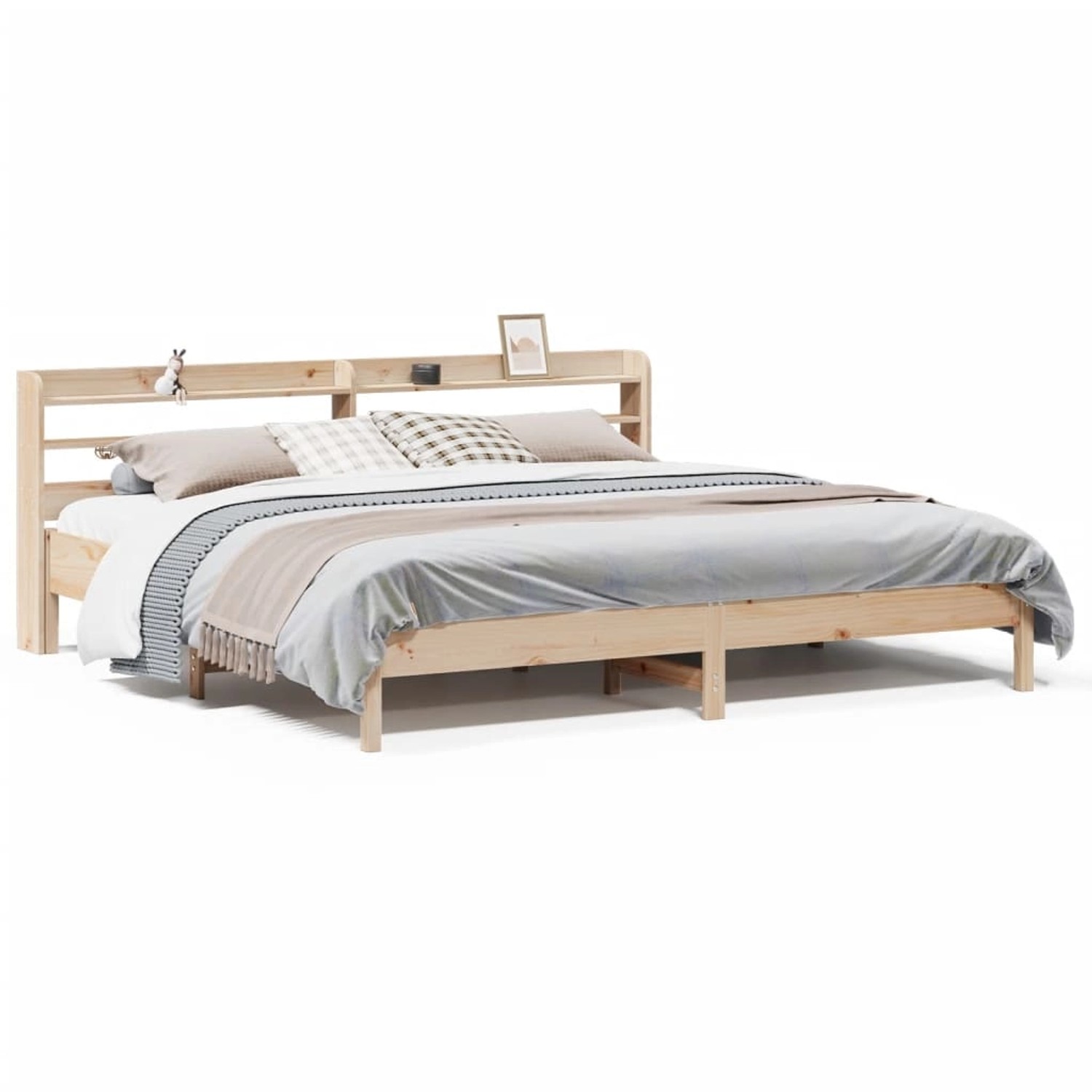 vidaXL Massivholzbett ohne Matratze 200x200 cm Kiefer2100266 vidaXL Massivholzbett ohne Matratze 200x200 cm Kiefer2100266 von VIDAXL
