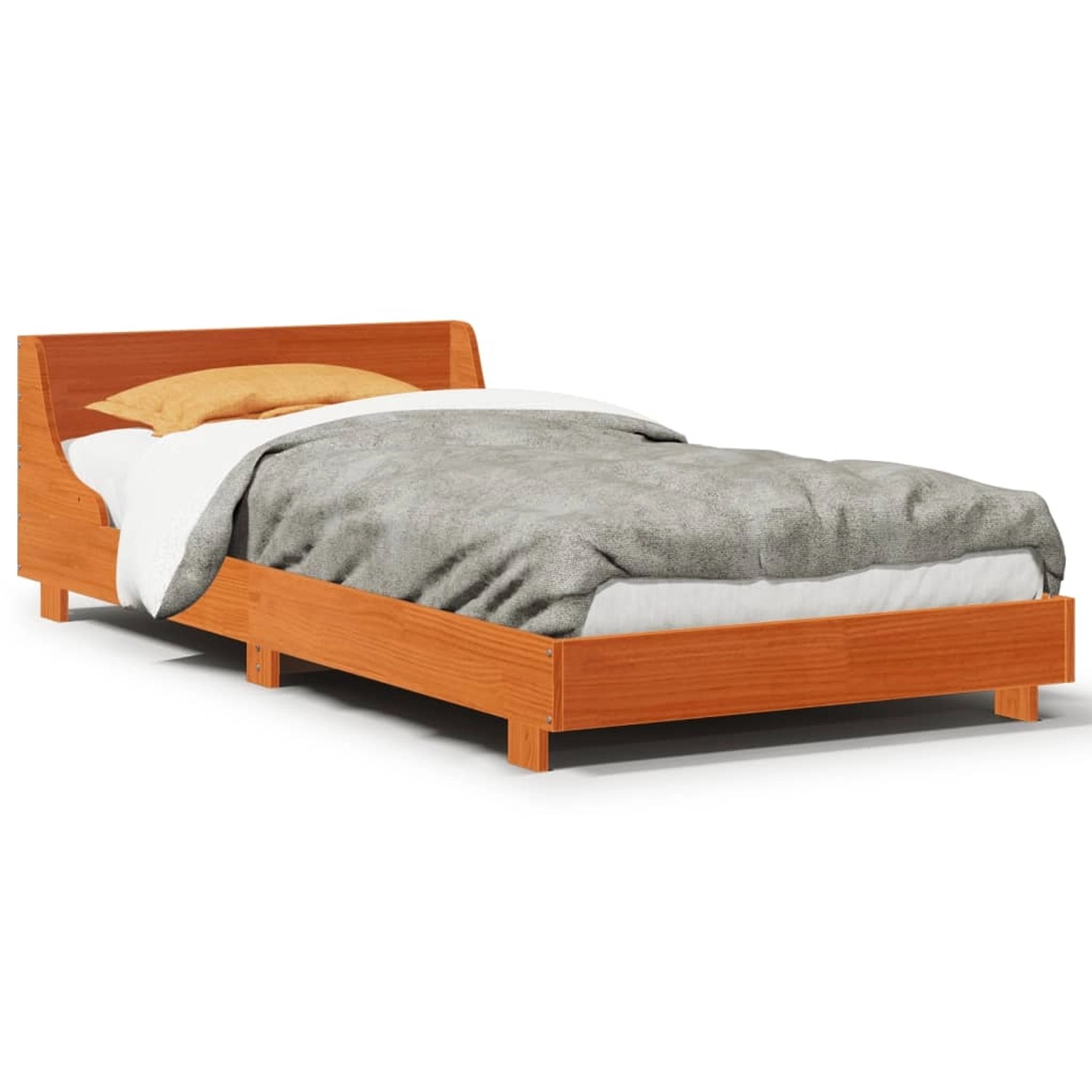 vidaXL Massivholzbett ohne Matratze Wachsbraun 100x200 Kiefernholz2098158 vidaXL Massivholzbett ohne Matratze Wachsbraun 100x200 Kiefernholz2098158 von VIDAXL