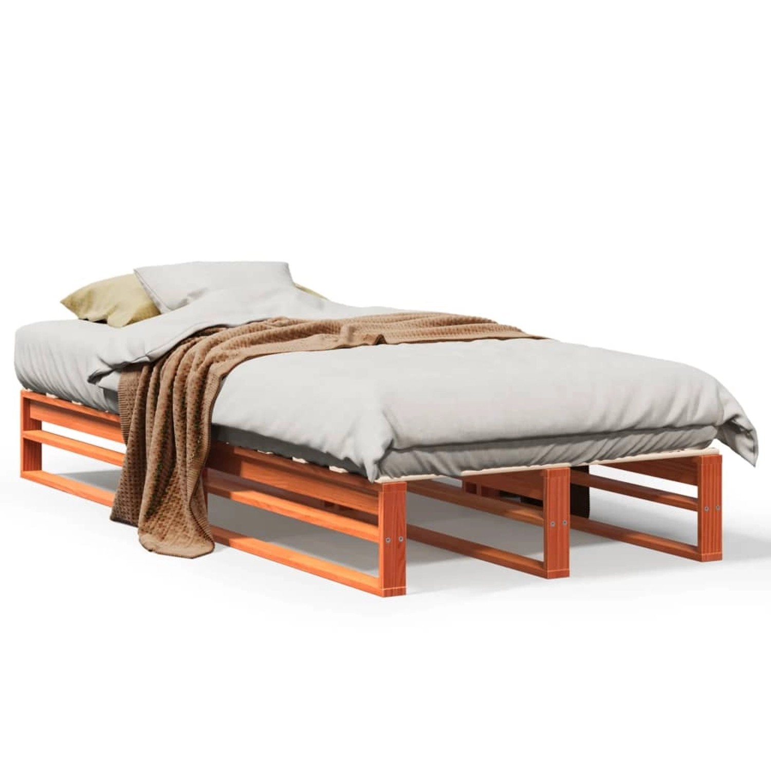 vidaXL Massivholzbett ohne Matratze Wachsbraun 90x190 cm Kiefernholz2102485 vidaXL Massivholzbett ohne Matratze Wachsbraun 90x190 cm Kiefernholz2102485 von VIDAXL