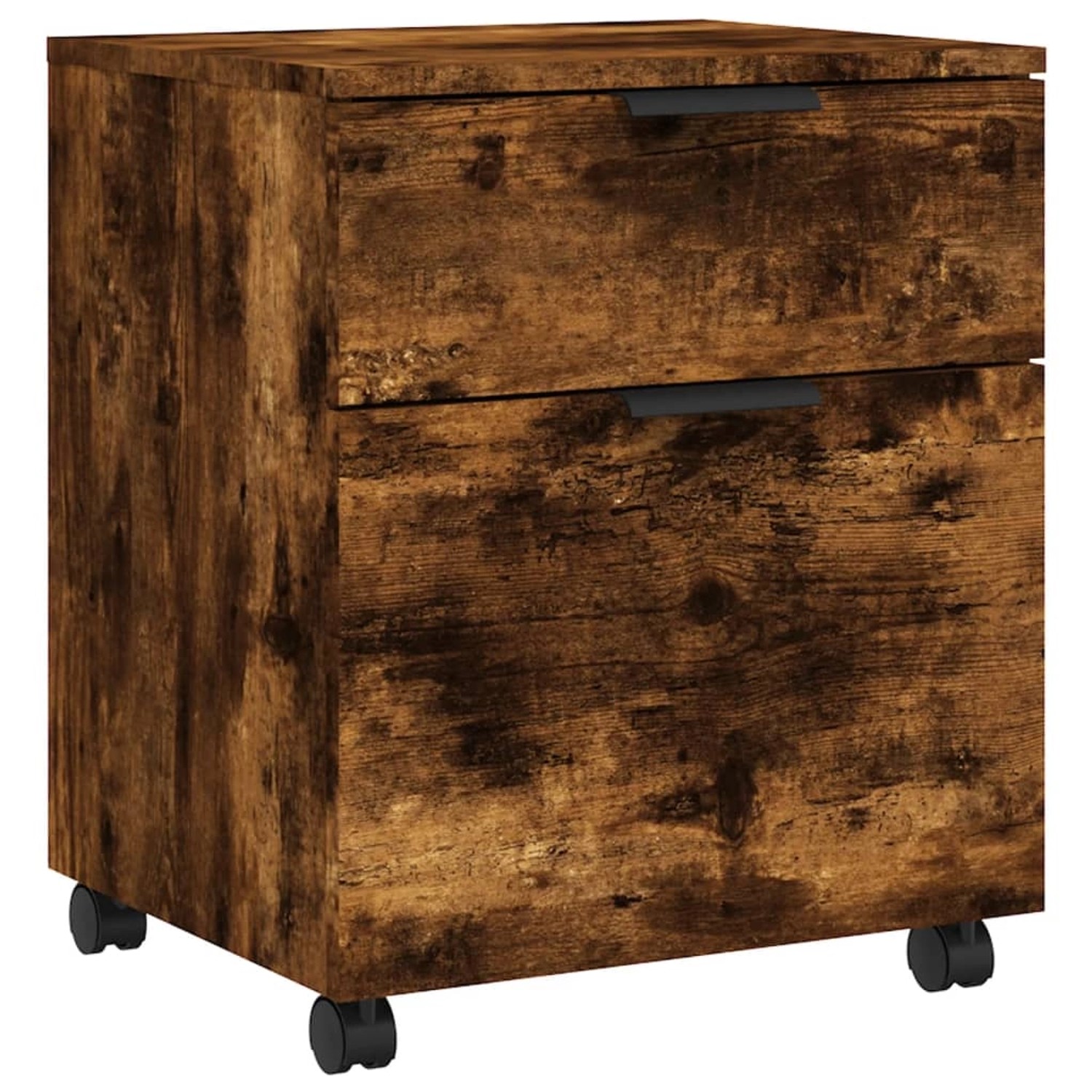 vidaXL Mobiler Aktenschrank mit Rollen Räuchereiche 45x38x54 cm vidaXL Mobiler Aktenschrank mit Rollen Räuchereiche 45x38x54 cm von VIDAXL
