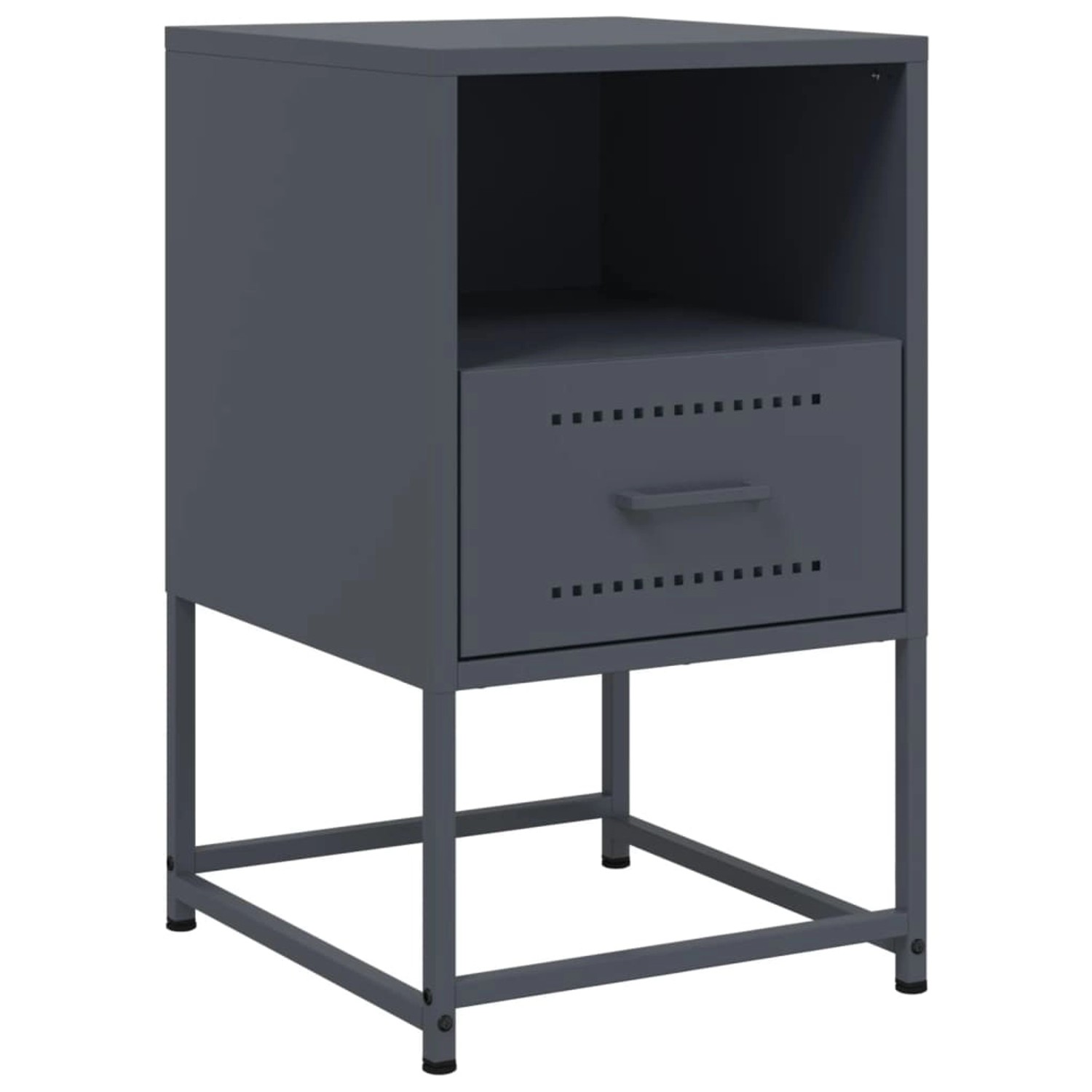 vidaXL Nachttisch Anthrazit 36x39x60,5 cm Stahl vidaXL Nachttisch Anthrazit 36x39x60,5 cm Stahl von VIDAXL