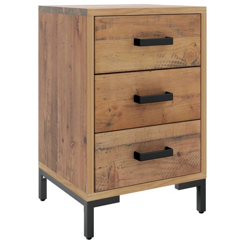 vidaXL Nachttisch Braun 40x30x55 cm Massivholz Kiefer vidaXL Nachttisch Braun 40x30x55 cm Massivholz Kiefer von VIDAXL