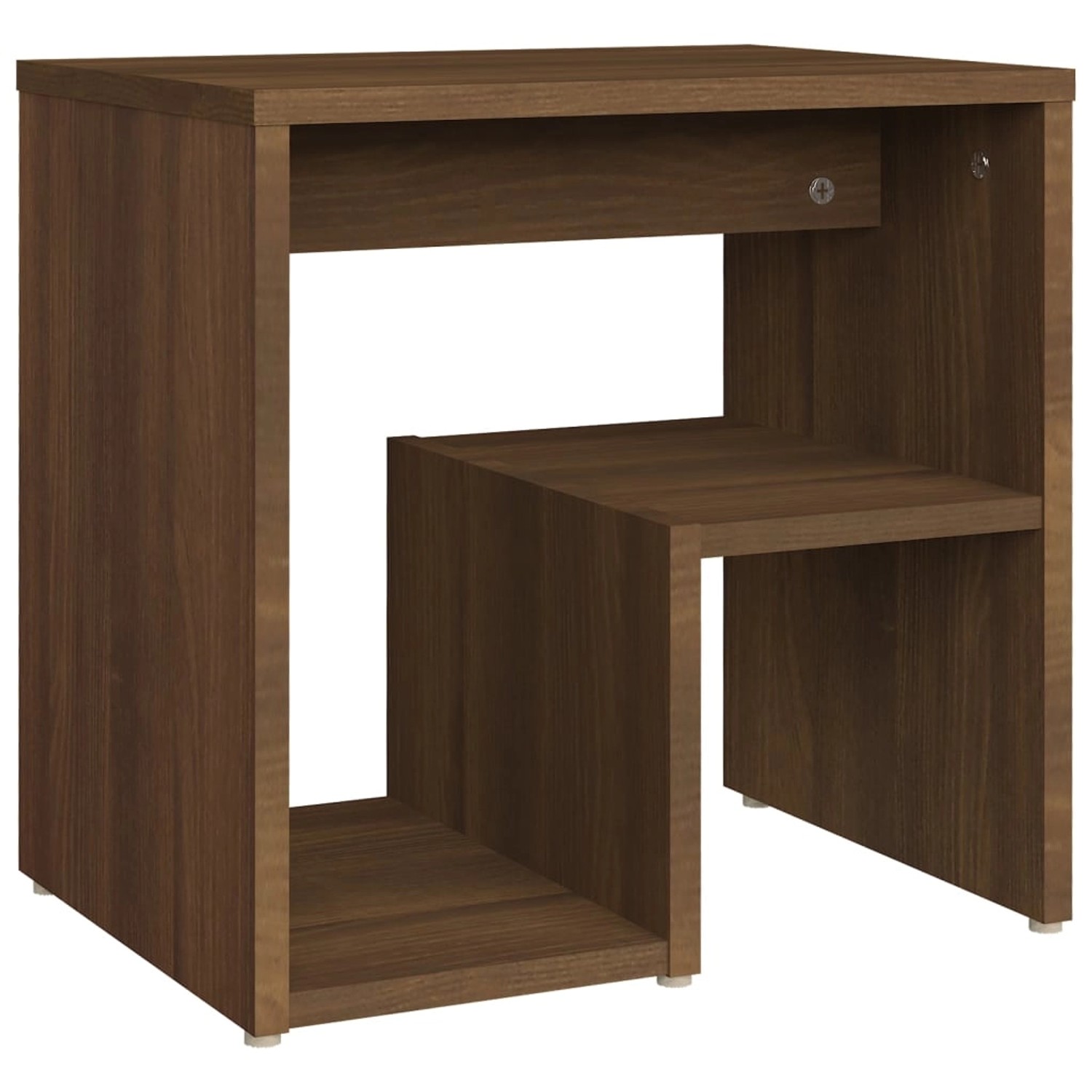 vidaXL Nachttisch Braun Eichen-Optik 40x30x40 cm Holzwerkstoff Modell 2 von VIDAXL