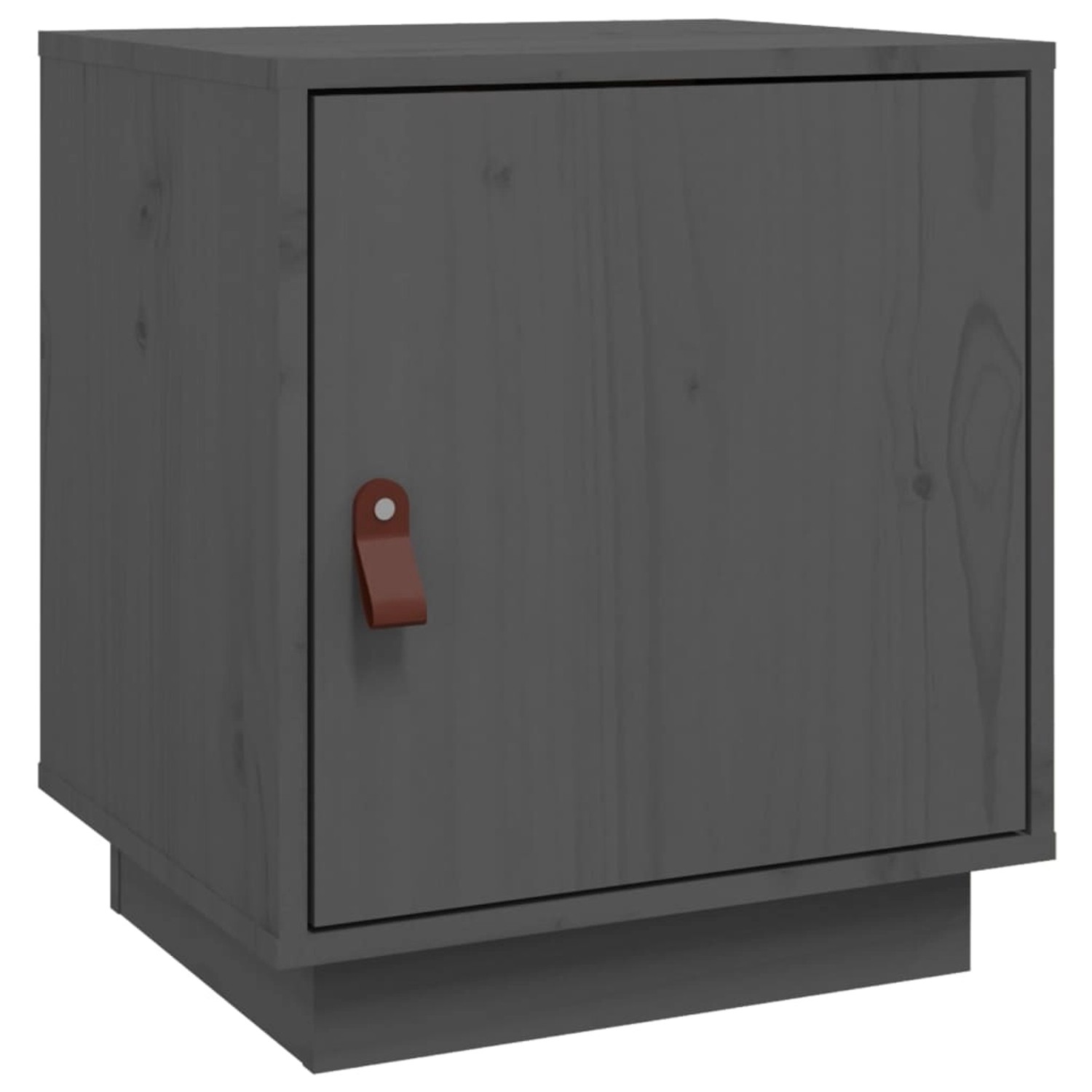 vidaXL Nachttisch Grau 40x34x45 cm Massivholz Kiefer Modell 3 vidaXL Nachttisch Grau 40x34x45 cm Massivholz Kiefer Modell 3 von VIDAXL
