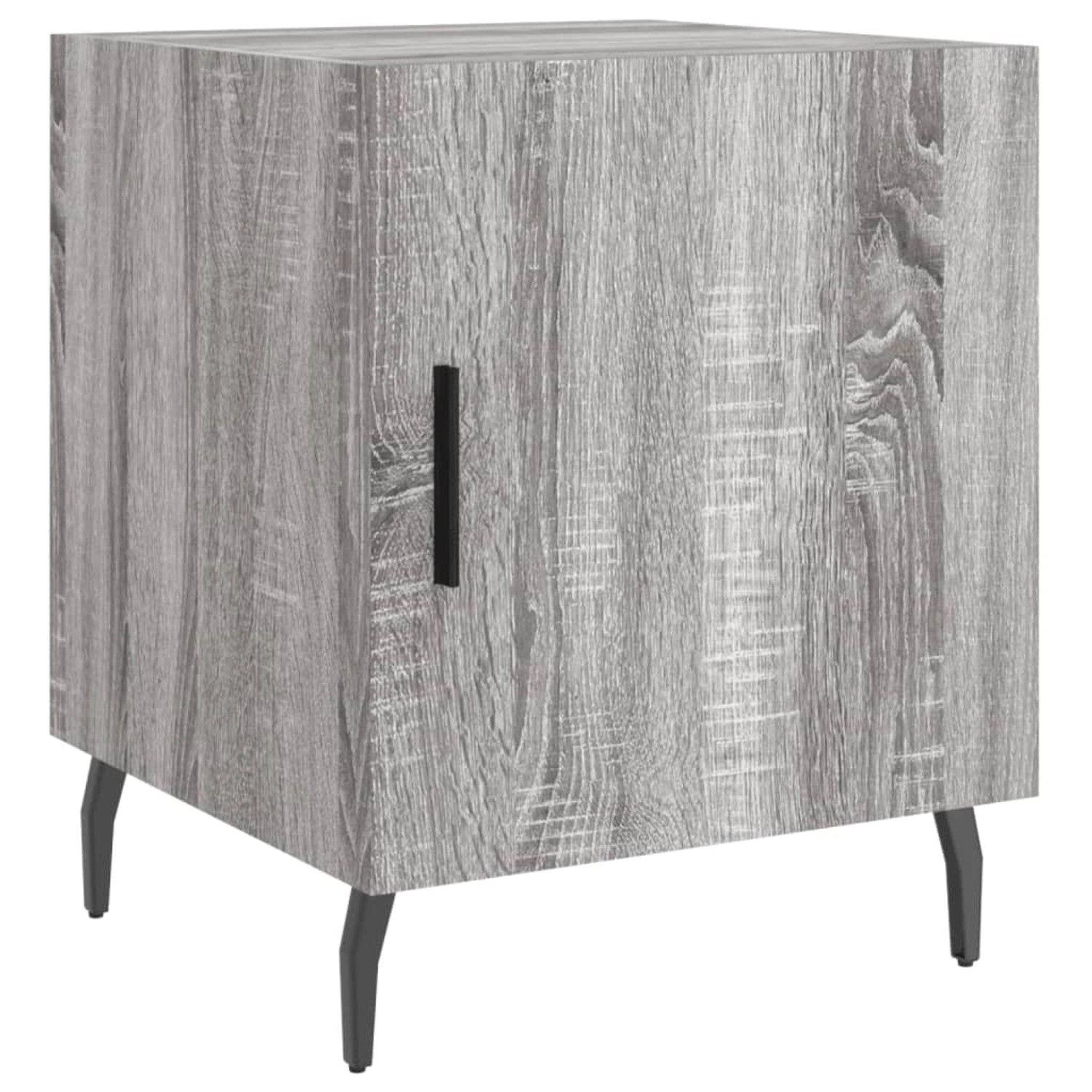 vidaXL Nachttisch Grau Sonoma 40x40x50 cm Holzwerkstoff Modell 2 vidaXL Nachttisch Grau Sonoma 40x40x50 cm Holzwerkstoff Modell 2 von VIDAXL
