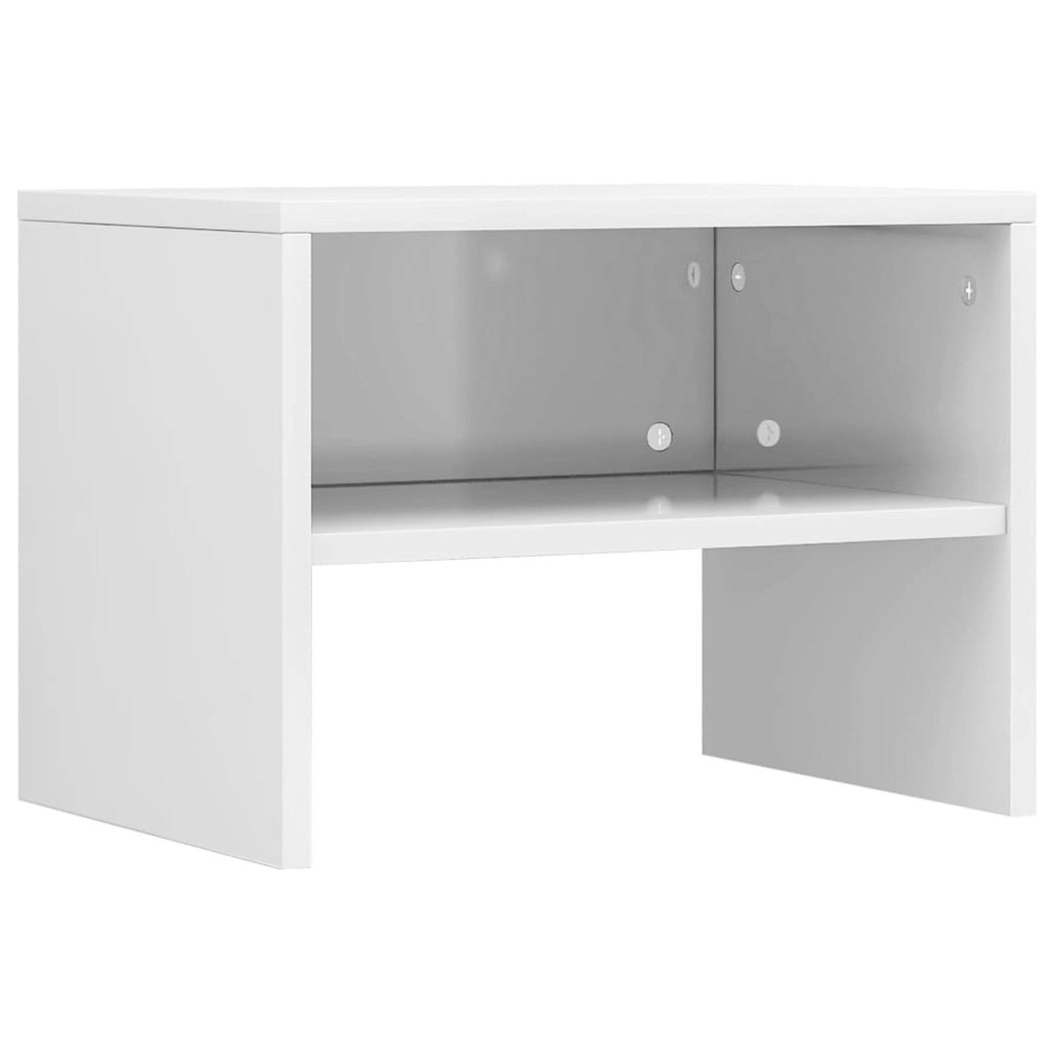 vidaXL Nachttisch Hochglanz-Weiß 40x30x30 cm Holzwerkstoff von VIDAXL