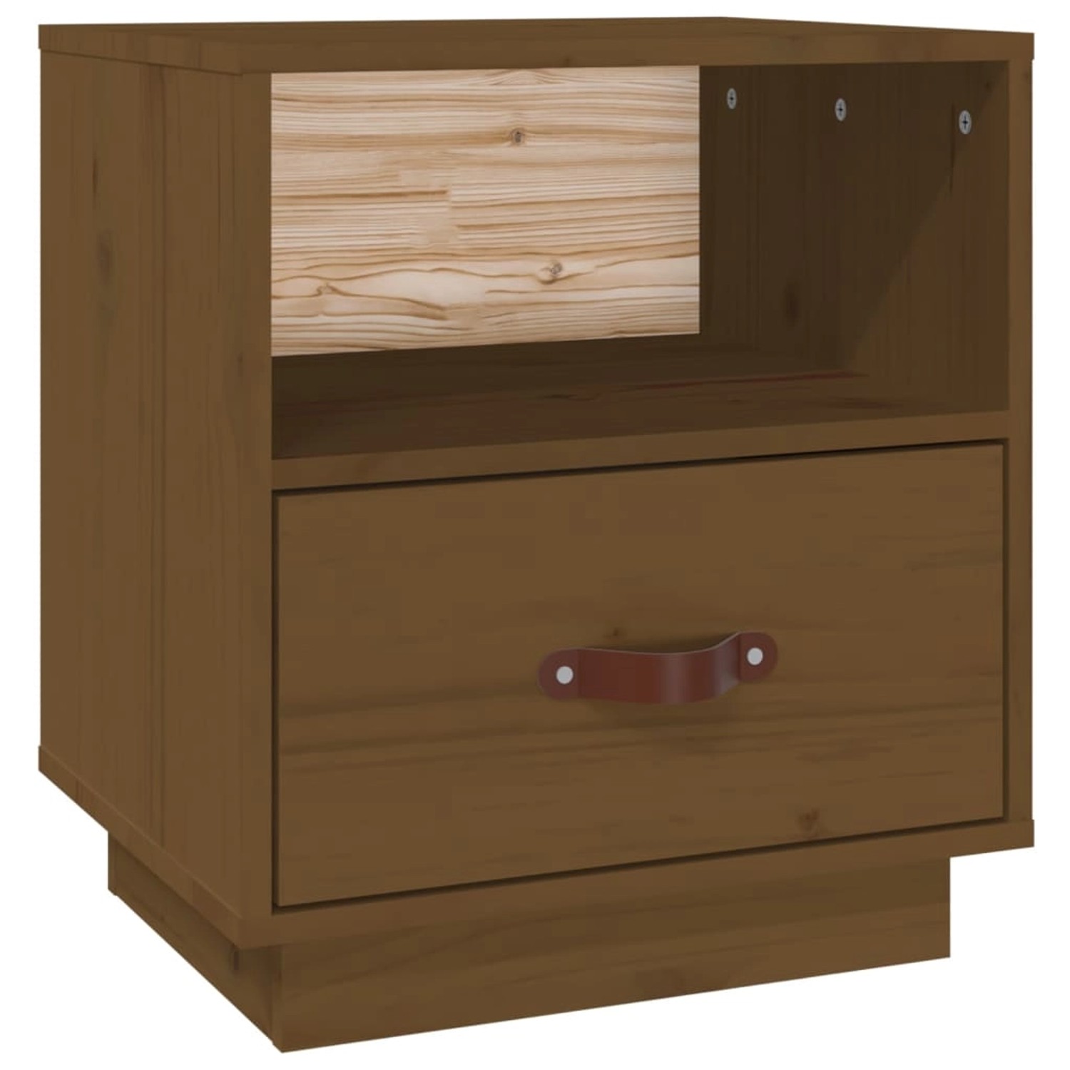 vidaXL Nachttisch Honigbraun 40x34x45 cm Massivholz Kiefer Modell 2 vidaXL Nachttisch Honigbraun 40x34x45 cm Massivholz Kiefer Modell 2 von VIDAXL