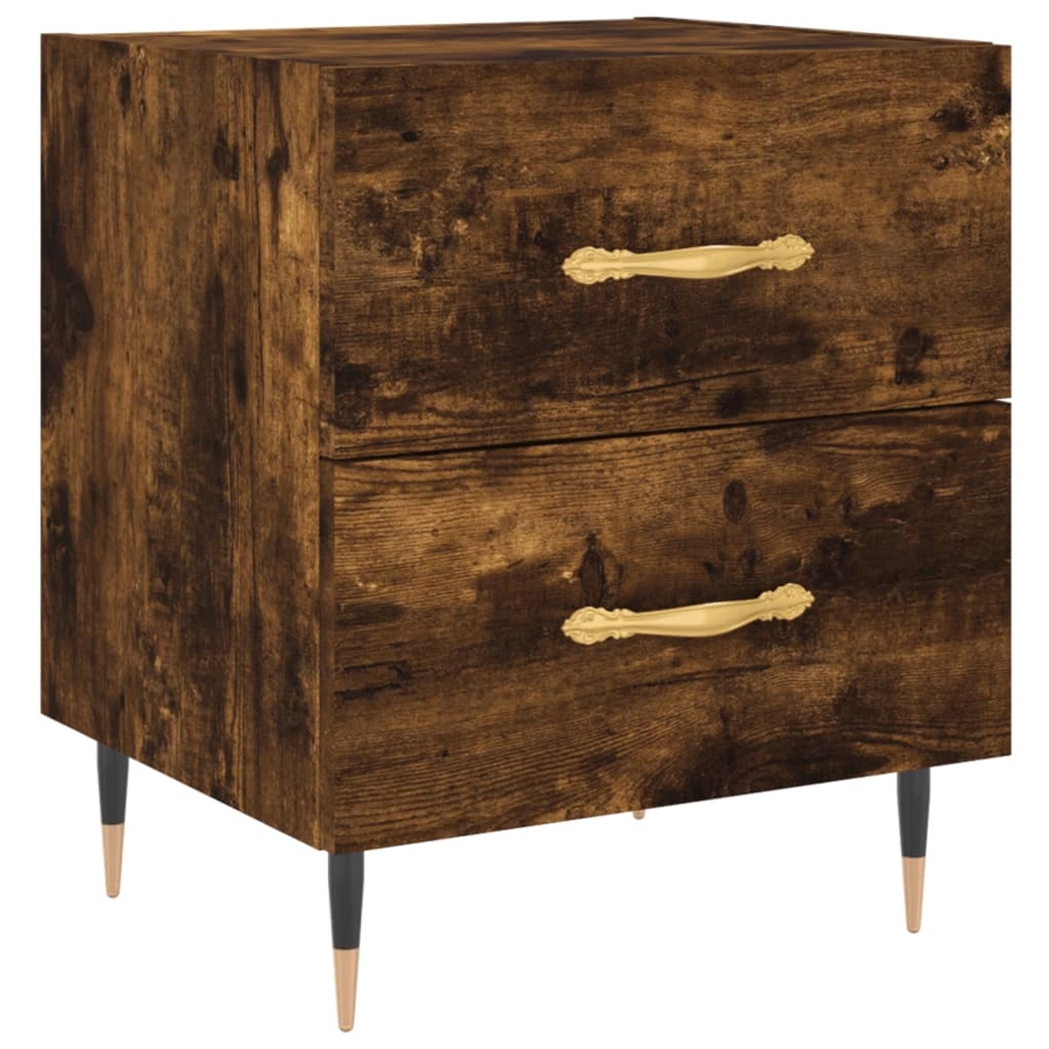vidaXL Nachttisch Räuchereiche 40x35x47,5 cm Holzwerkstoff Modell 15 von VIDAXL