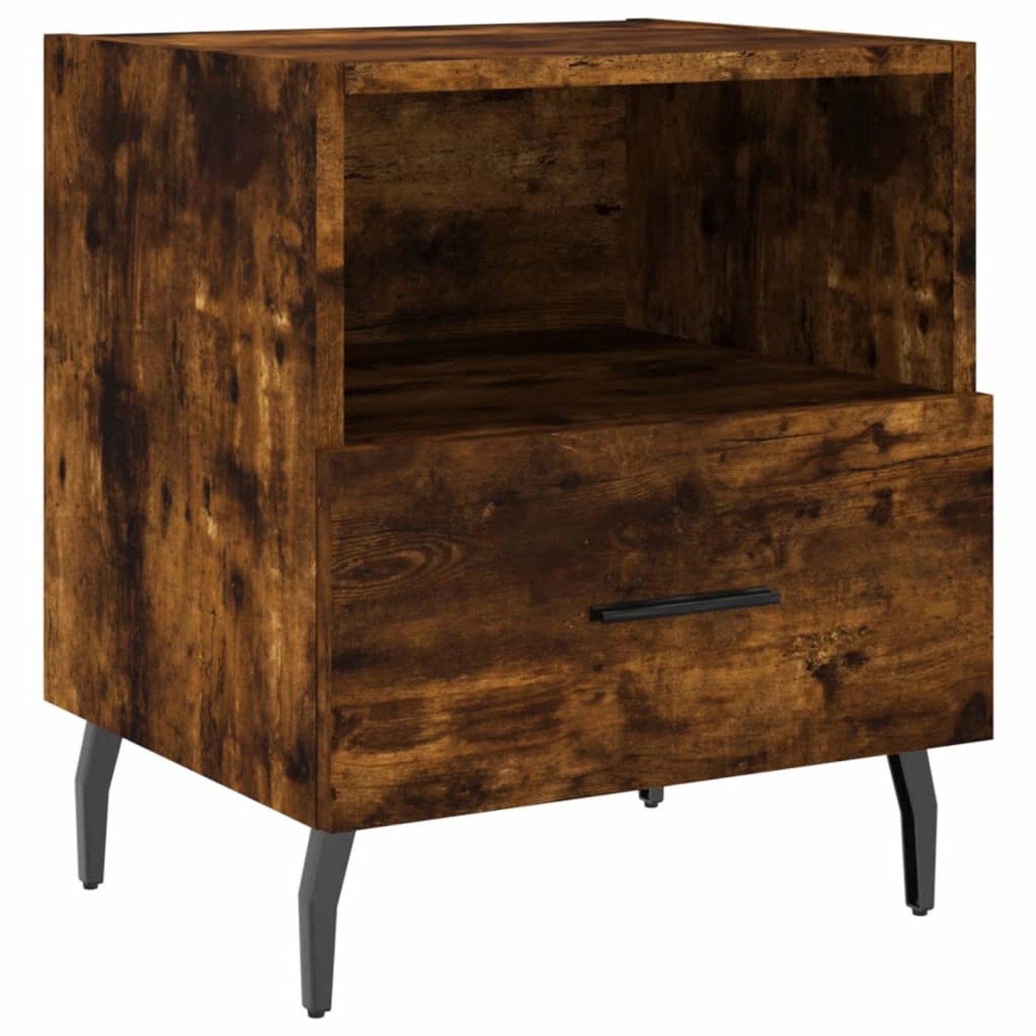 vidaXL Nachttisch Räuchereiche 40x35x47,5 cm Holzwerkstoff Modell 2 von VIDAXL