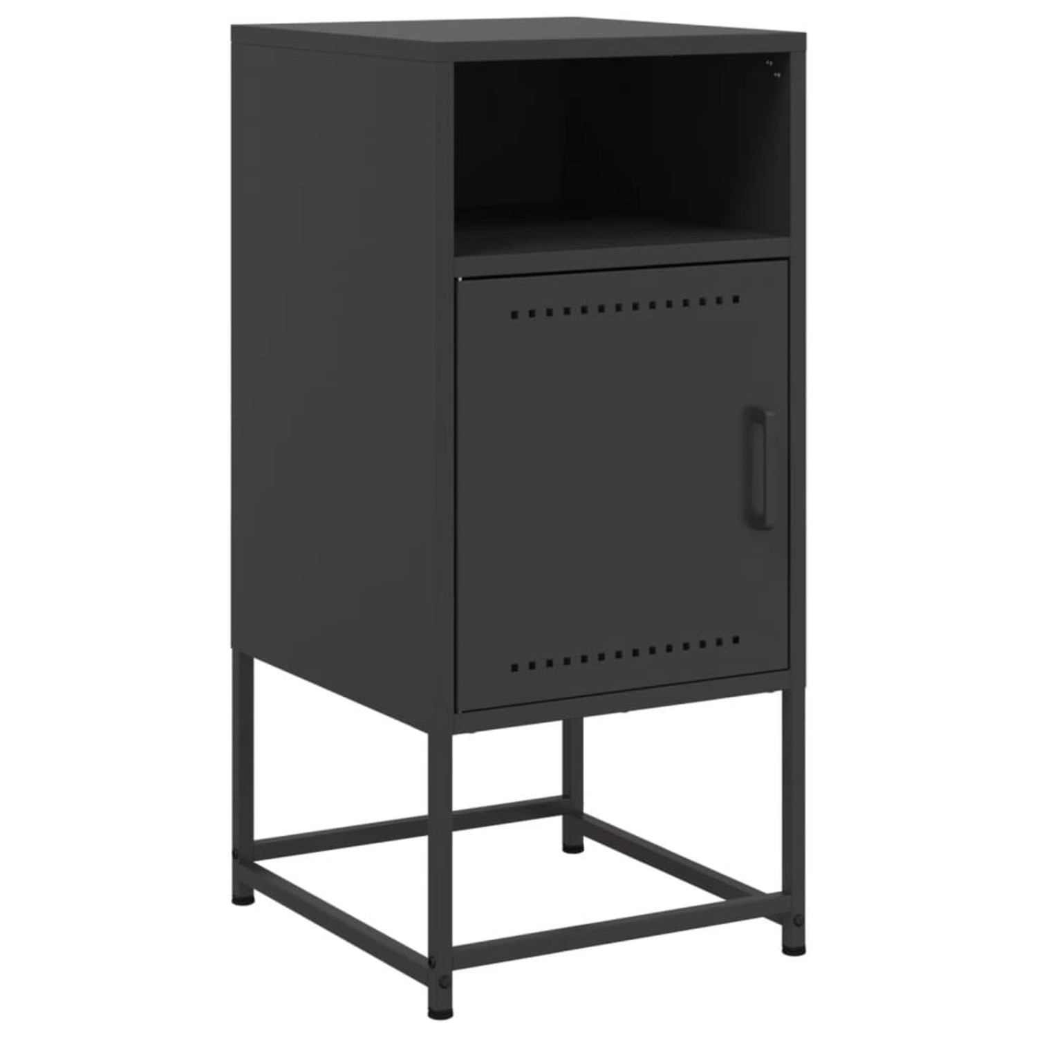 vidaXL Nachttisch Schwarz 36x39x78 cm Stahl vidaXL Nachttisch Schwarz 36x39x78 cm Stahl von VIDAXL