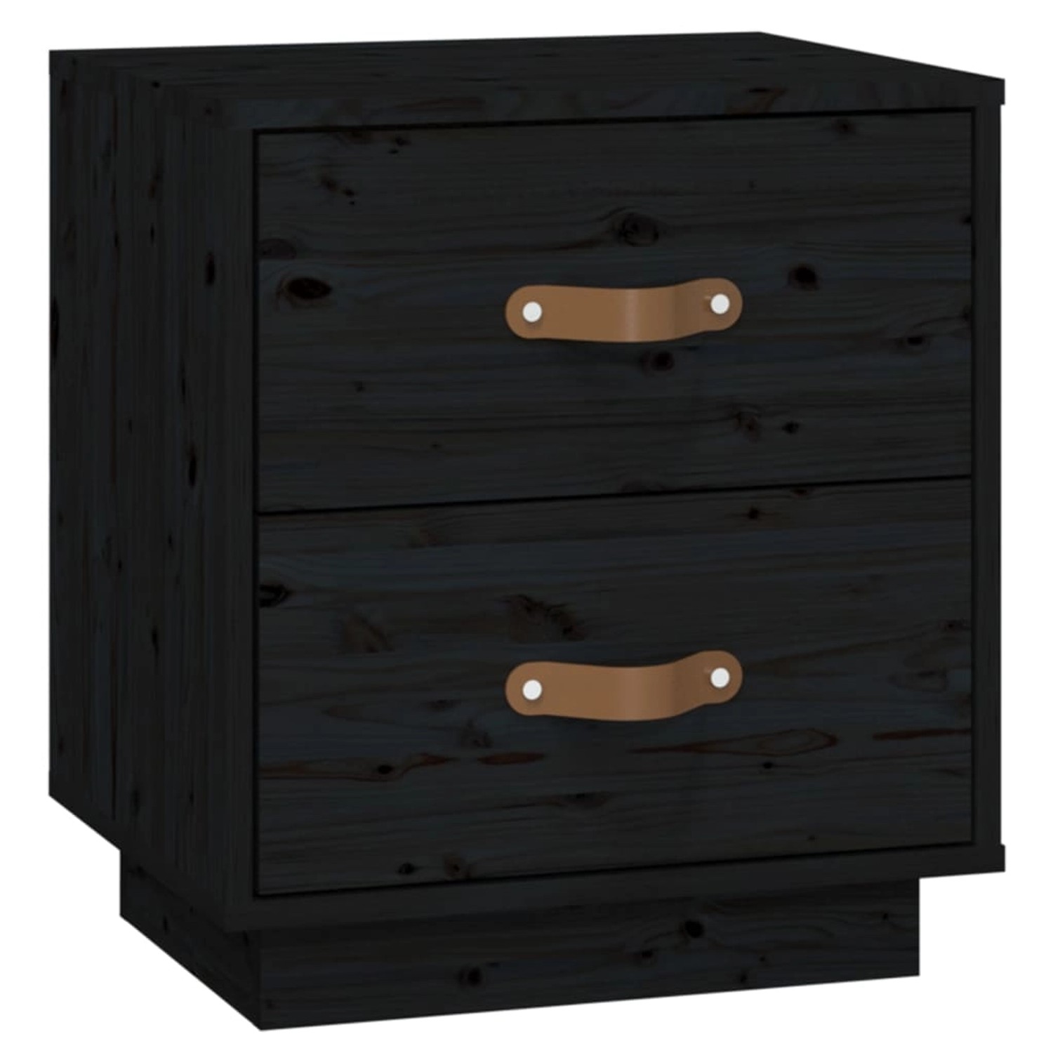 vidaXL Nachttisch Schwarz 40x34x45 cm Massivholz Kiefer Modell 1 vidaXL Nachttisch Schwarz 40x34x45 cm Massivholz Kiefer Modell 1 von VIDAXL