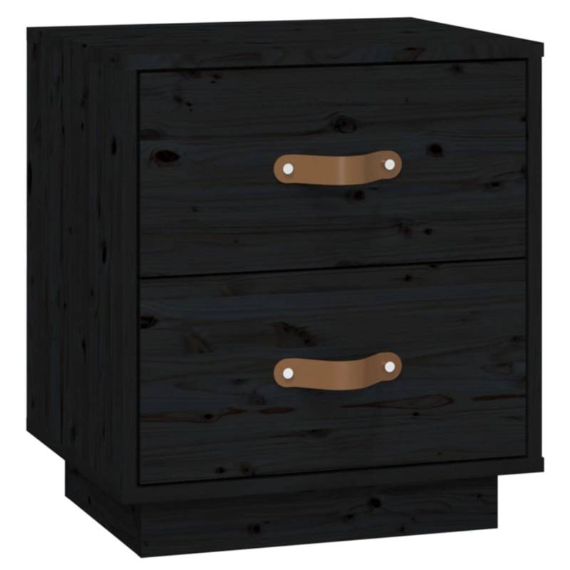 vidaXL Nachttisch Schwarz 40x34x45 cm Massivholz Kiefer Modell 1 vidaXL Nachttisch Schwarz 40x34x45 cm Massivholz Kiefer Modell 1 von VIDAXL