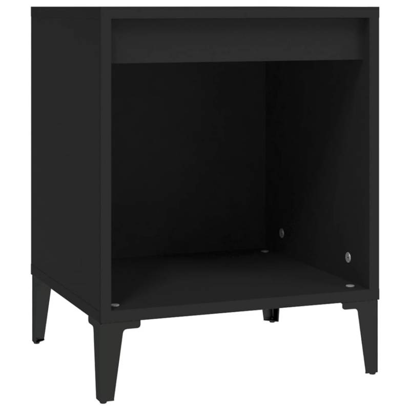 vidaXL Nachttisch Schwarz 40x35x50 cm Modell 1 von VIDAXL
