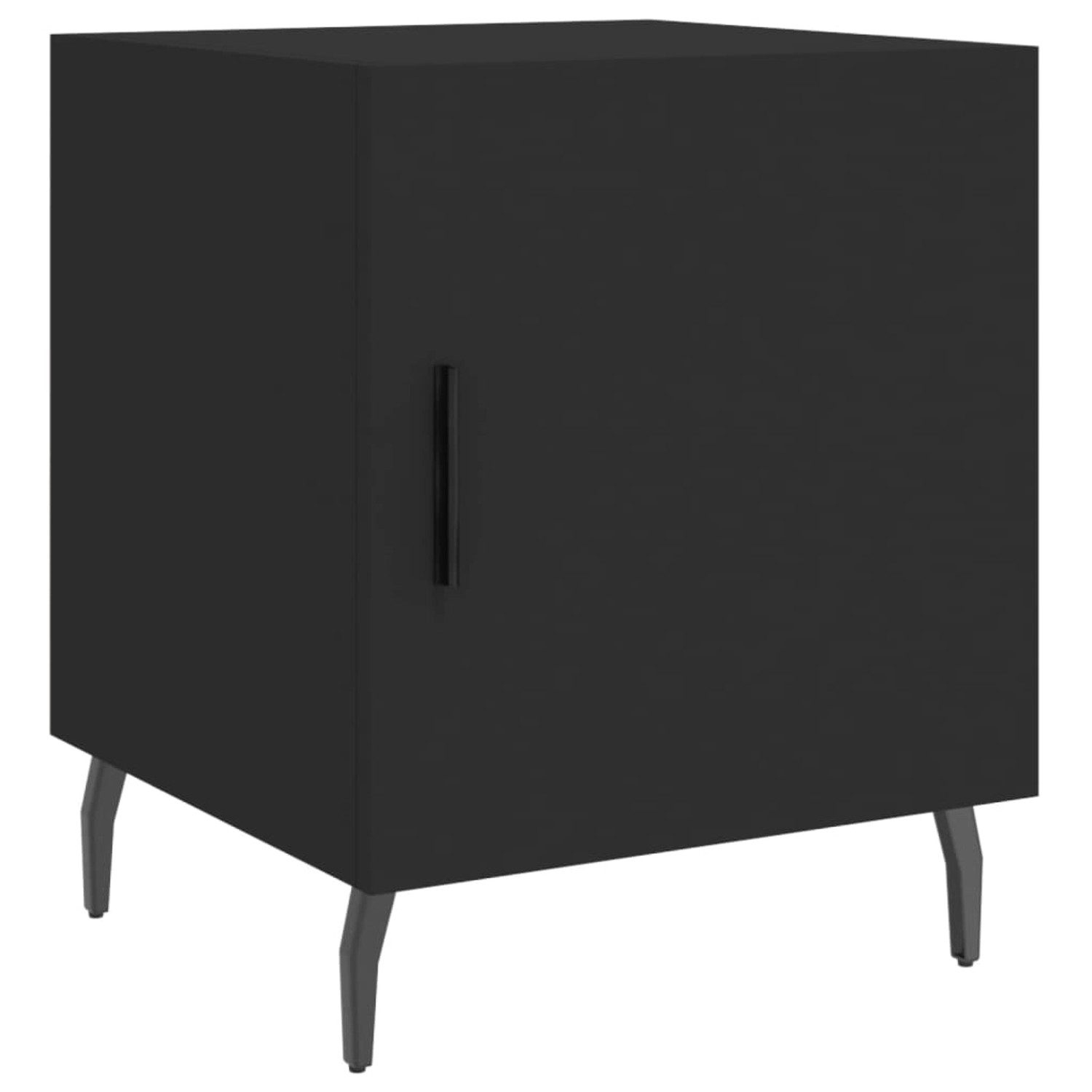 vidaXL Nachttisch Schwarz 40x40x50 cm Holzwerkstoff Modell 2 vidaXL Nachttisch Schwarz 40x40x50 cm Holzwerkstoff Modell 2 von VIDAXL