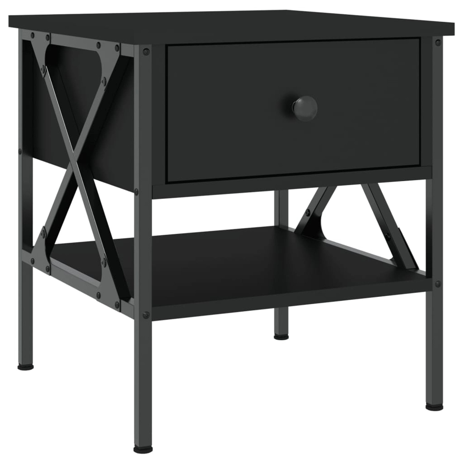 vidaXL Nachttisch Schwarz 40x42x45 cm Holzwerkstoff vidaXL Nachttisch Schwarz 40x42x45 cm Holzwerkstoff von VIDAXL