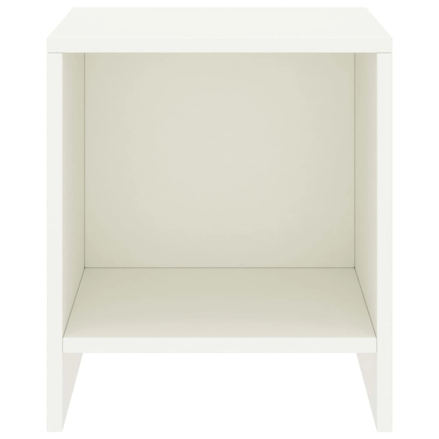 vidaXL Nachttisch Weiß 35x30x40 cm Kiefer Massivholz Modell 1 von VIDAXL