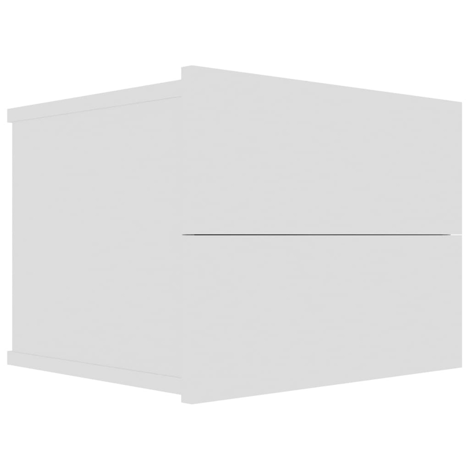 vidaXL Nachttisch Weiß 40x30x30 cm Holzwerkstoff Modell 1 von VIDAXL