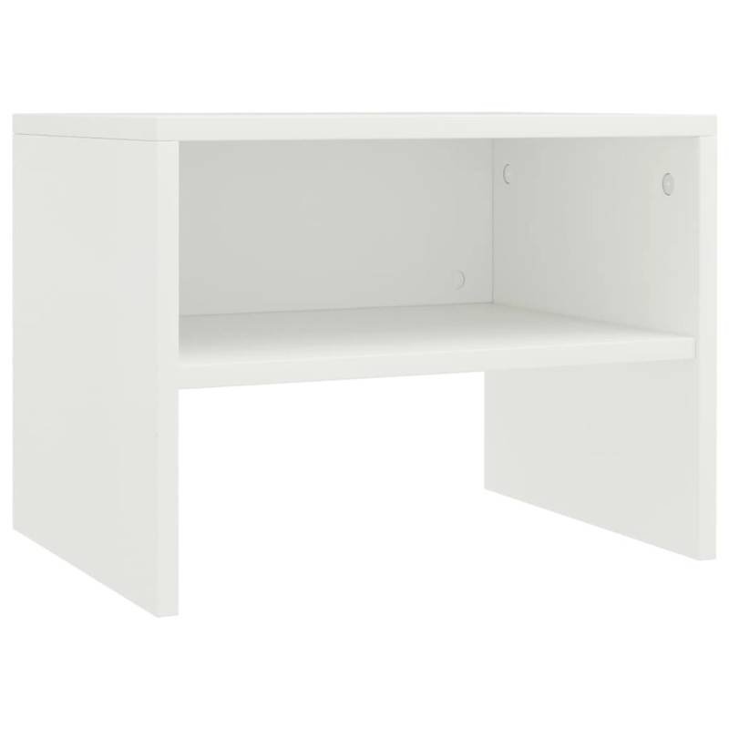 vidaXL Nachttisch Weiß 40x30x30 cm Holzwerkstoff von VIDAXL