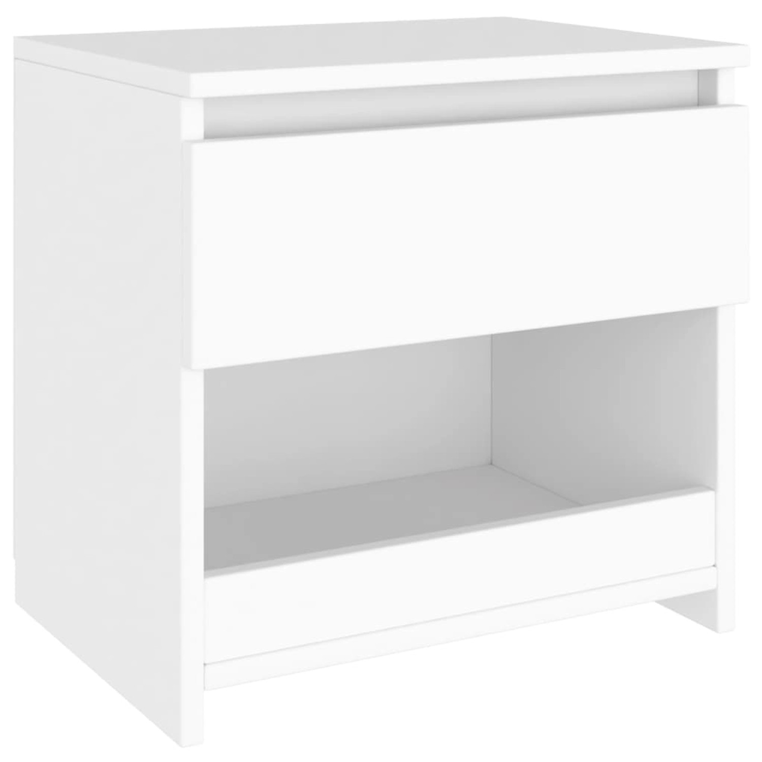 vidaXL Nachttisch Weiß 40x30x39 cm Holzwerkstoff von VIDAXL