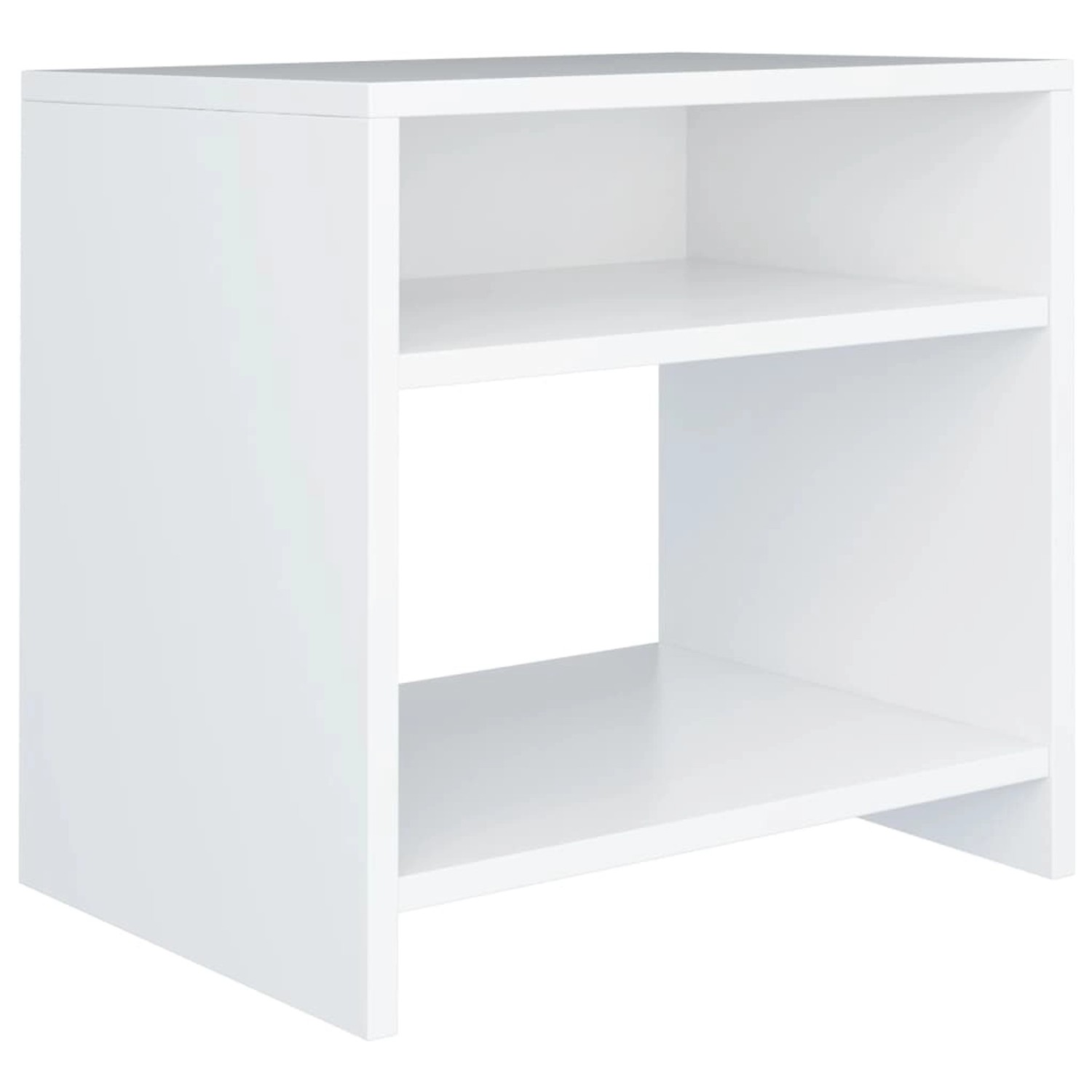 vidaXL Nachttisch Weiß 40x30x40 cm Holzwerkstoff Modell 3 von VIDAXL