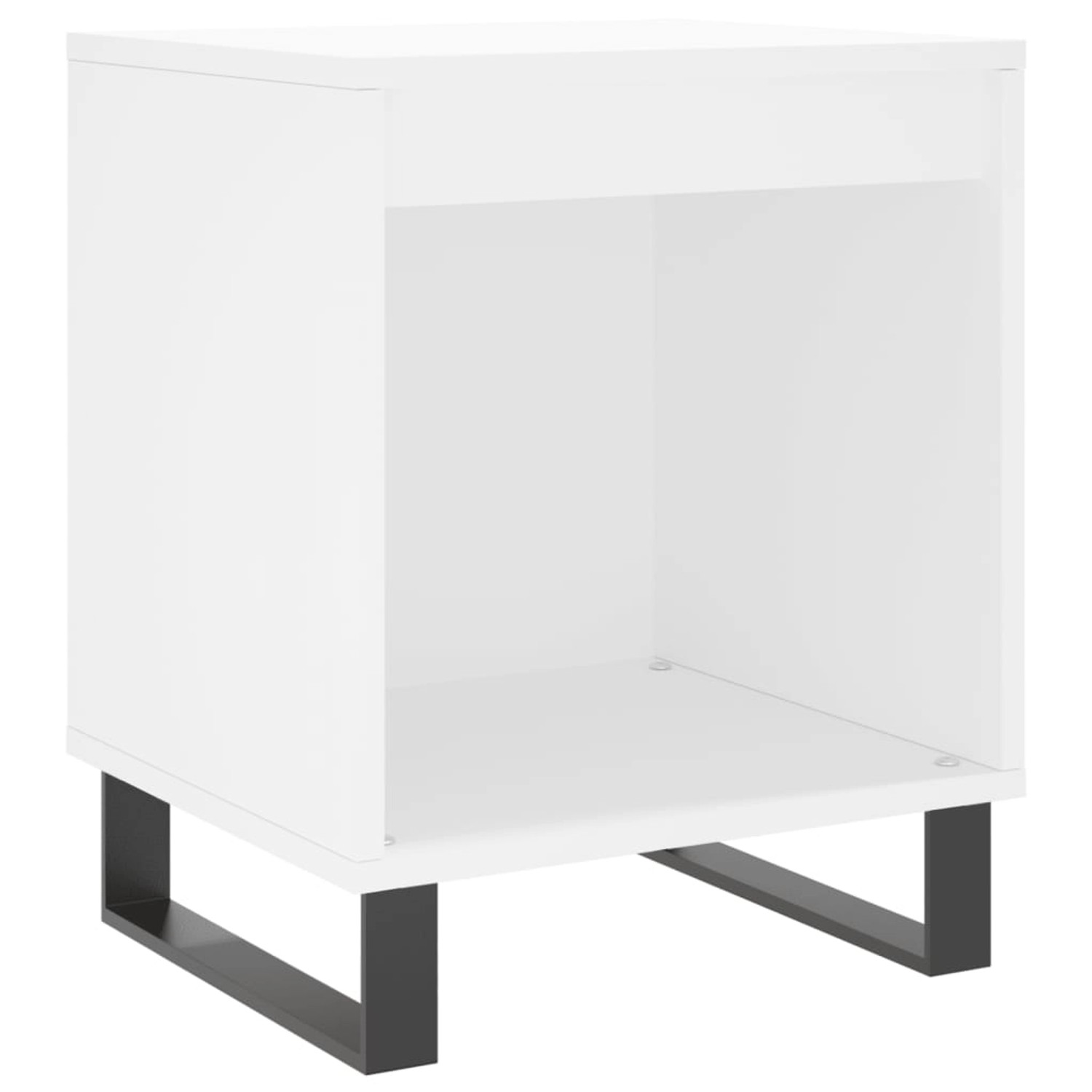vidaXL Nachttisch Weiß 40x35x50 cm Holzwerkstoff Modell 1 von VIDAXL