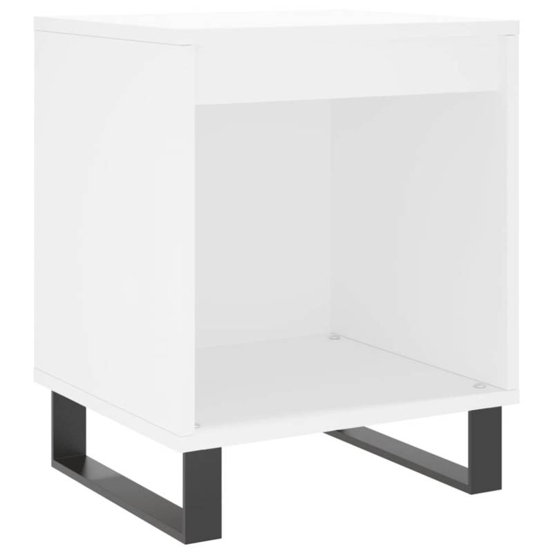 vidaXL Nachttisch Weiß 40x35x50 cm Holzwerkstoff Modell 1 von VIDAXL