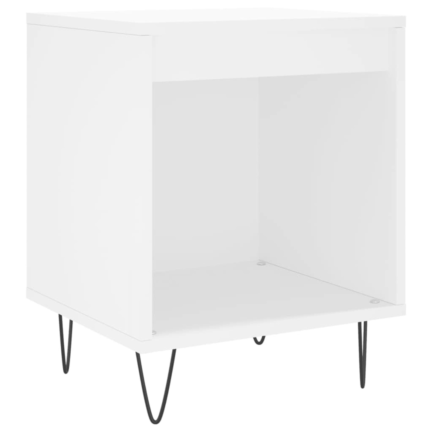 vidaXL Nachttisch Weiß 40x35x50 cm Holzwerkstoff Modell 2 von VIDAXL