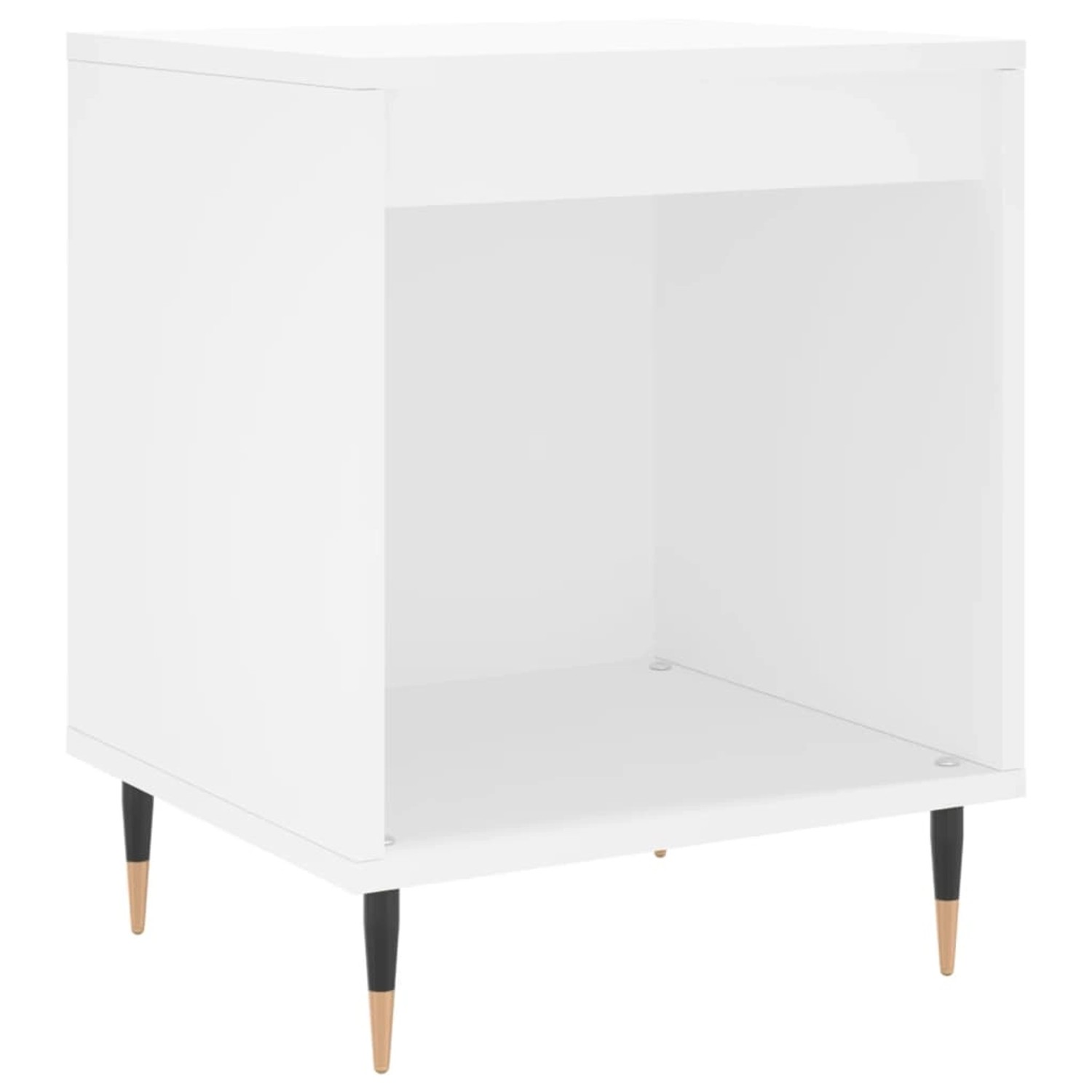 vidaXL Nachttisch Weiß 40x35x50 cm Holzwerkstoff Modell 3 von VIDAXL