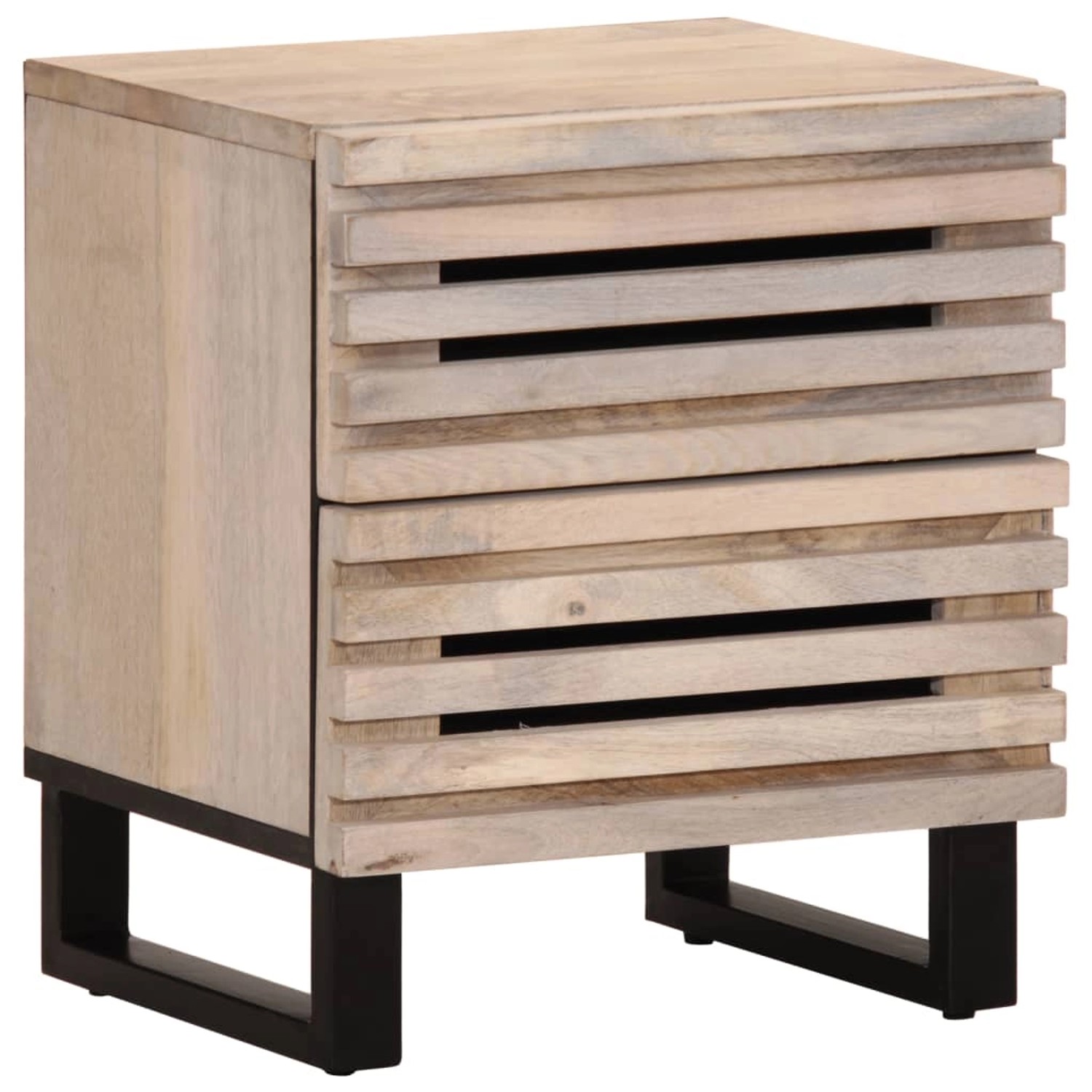 vidaXL Nachttische 2 Stk 40x34x46 cm Gebleichtes Massivholz Mango Modell 2 vidaXL Nachttische 2 Stk 40x34x46 cm Gebleichtes Massivholz Mango Modell 2 von VIDAXL