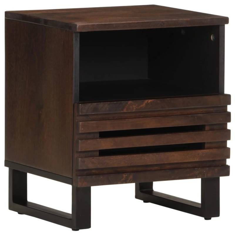 vidaXL Nachttische 2 Stk 40x34x46 cm Massivholz Mango Modell 1 von VIDAXL