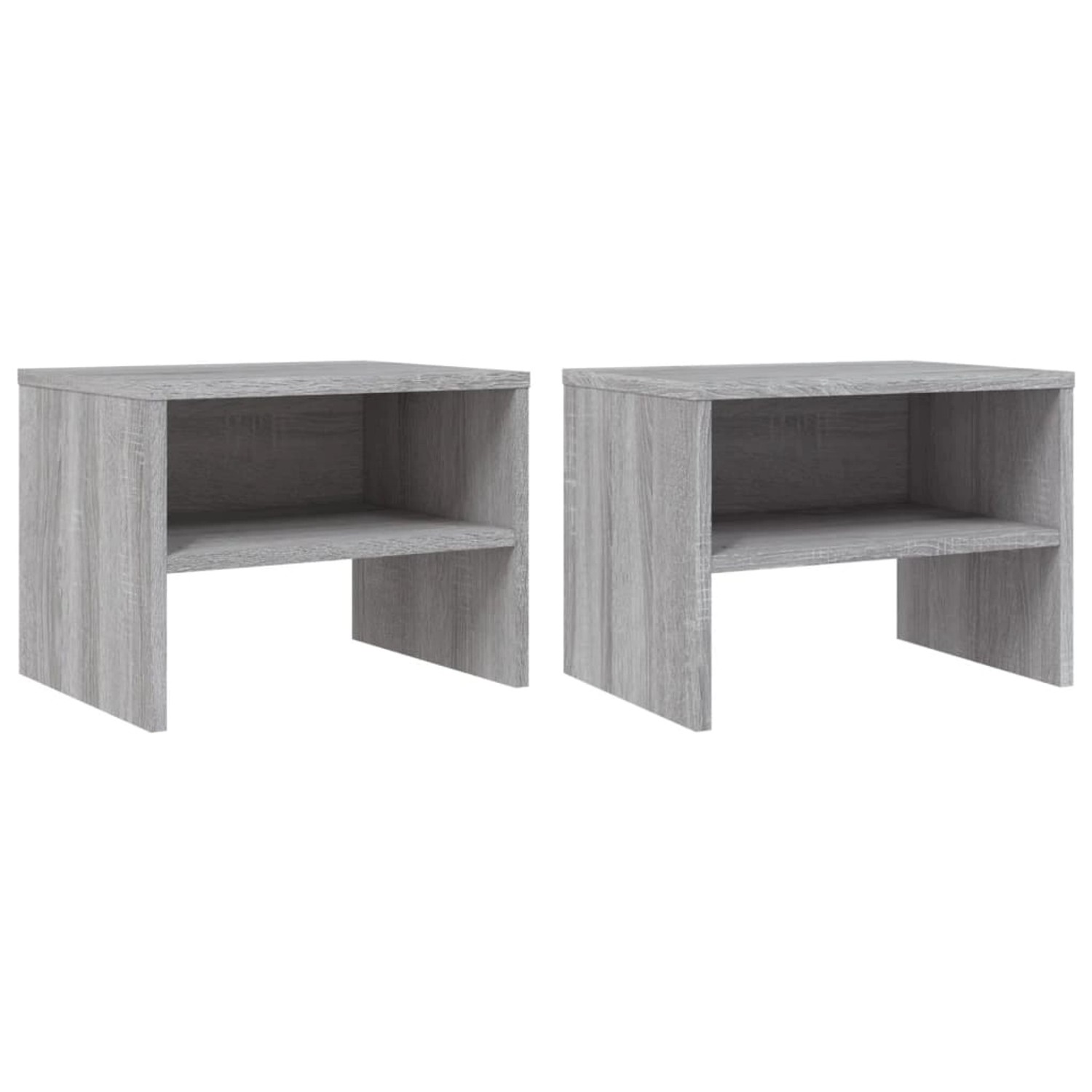 vidaXL Nachttische 2 Stk Grau Sonoma 40x30x30 cm Holzwerkstoff vidaXL Nachttische 2 Stk Grau Sonoma 40x30x30 cm Holzwerkstoff von VIDAXL