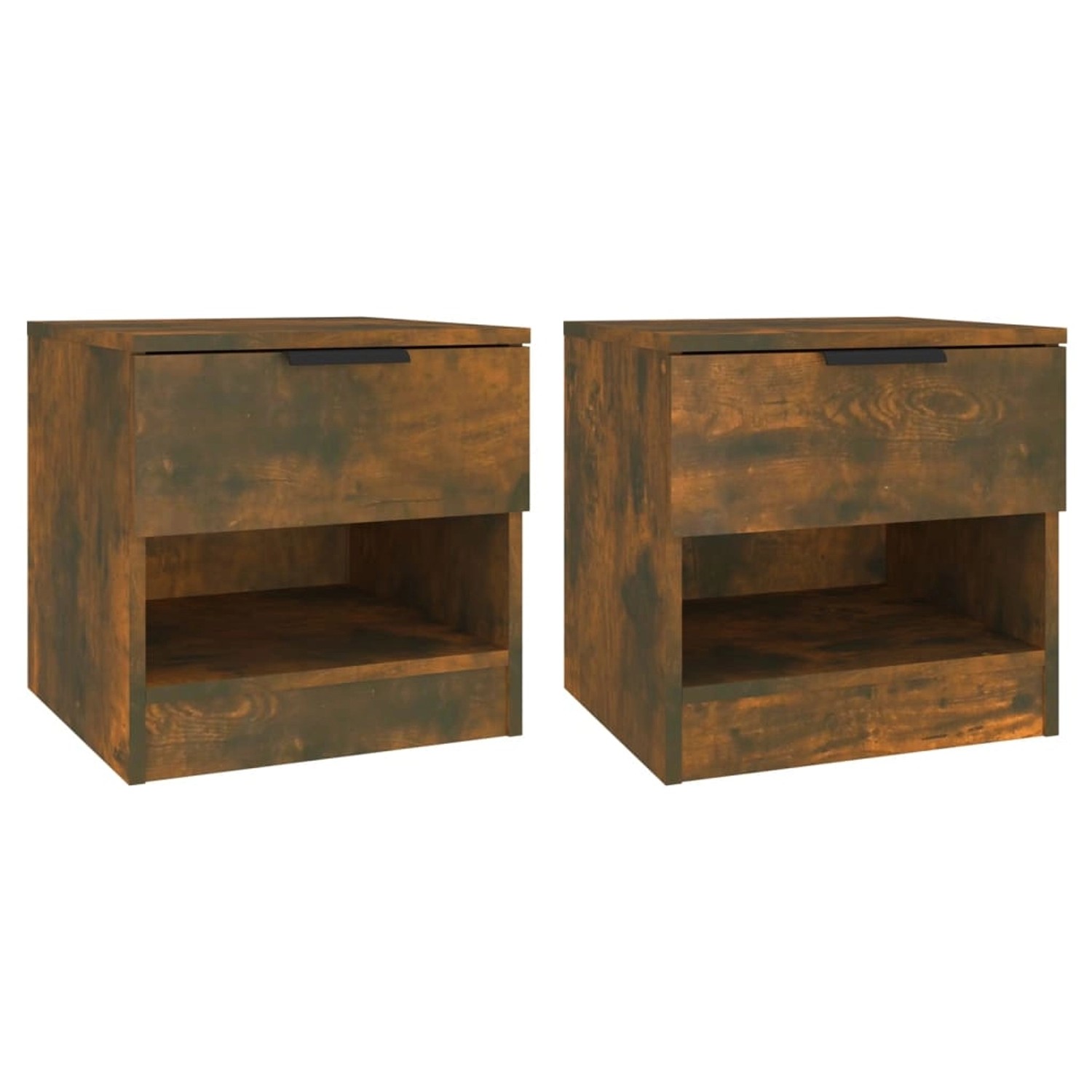 vidaXL Nachttische 2 Stk Räuchereiche Holzwerkstoff Modell 4 vidaXL Nachttische 2 Stk Räuchereiche Holzwerkstoff Modell 4 von VIDAXL