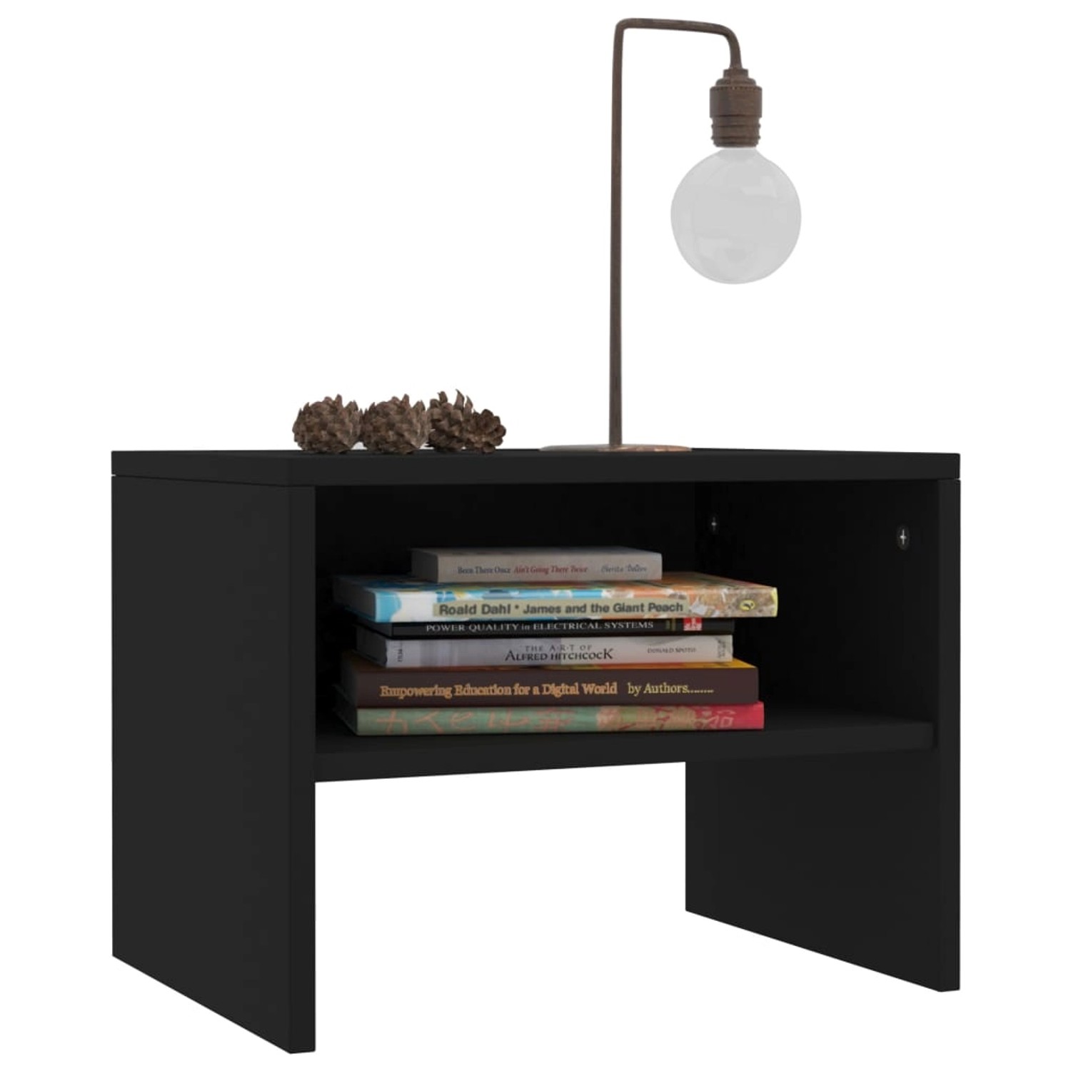 vidaXL Nachttische 2 Stk Schwarz 40x30x30 cm Holzwerkstoff vidaXL Nachttische 2 Stk Schwarz 40x30x30 cm Holzwerkstoff von VIDAXL
