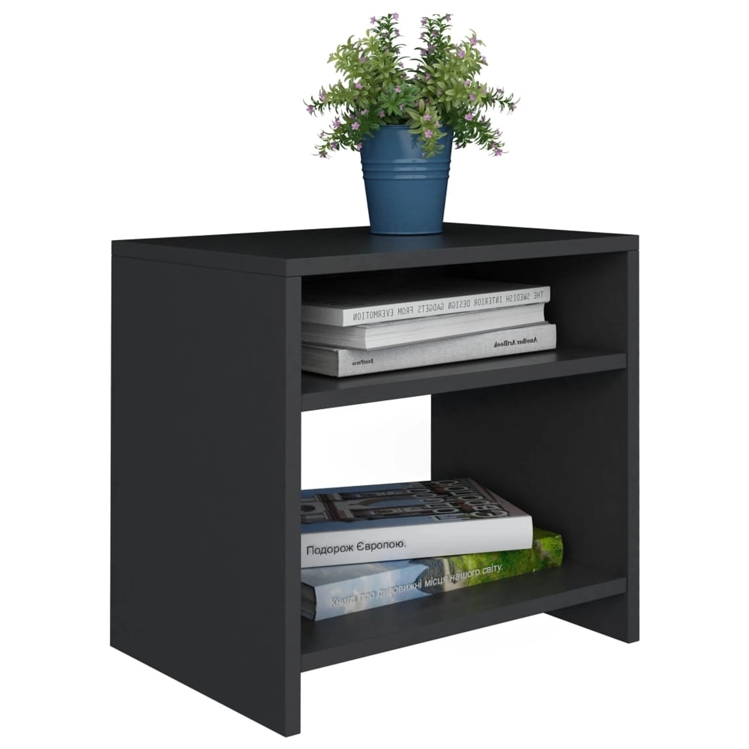 vidaXL Nachttische 2 Stk Schwarz 40x30x40 cm Holzwerkstoff Modell 3 vidaXL Nachttische 2 Stk Schwarz 40x30x40 cm Holzwerkstoff Modell 3 von VIDAXL