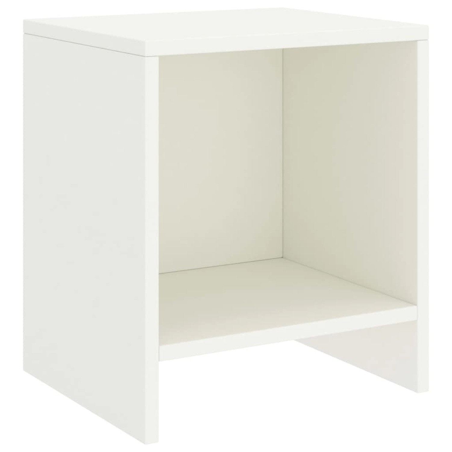 vidaXL Nachttische 2 Stk Weiß 35x30x40 cm Kiefer Massivholz Modell 1 von VIDAXL