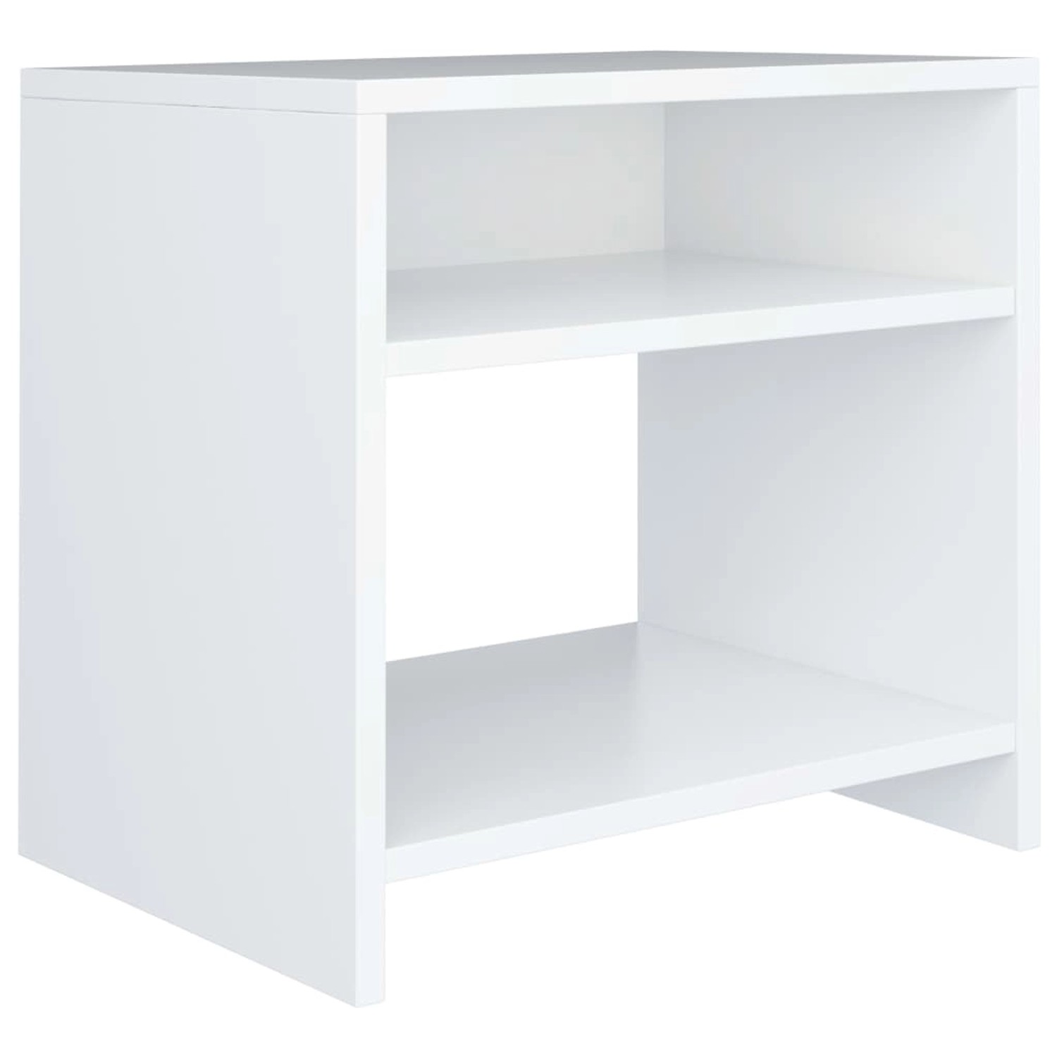 vidaXL Nachttische 2 Stk Weiß 40x30x40 cm Holzwerkstoff Modell 3 von VIDAXL